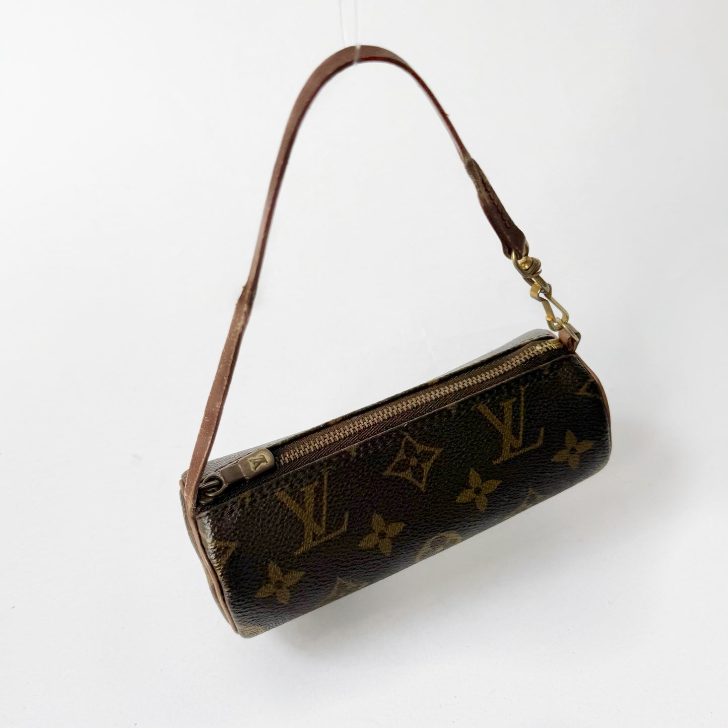 Louis Vuitton Brown Classic Monogram Mini Papillon Pochette