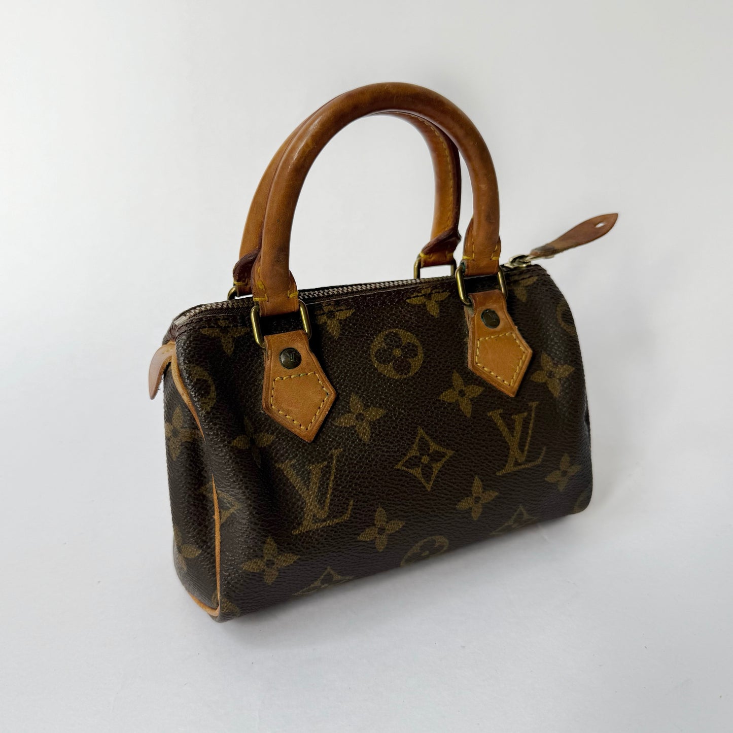 Louis Vuitton Classic Brown Monogram Nano Mini Speedy