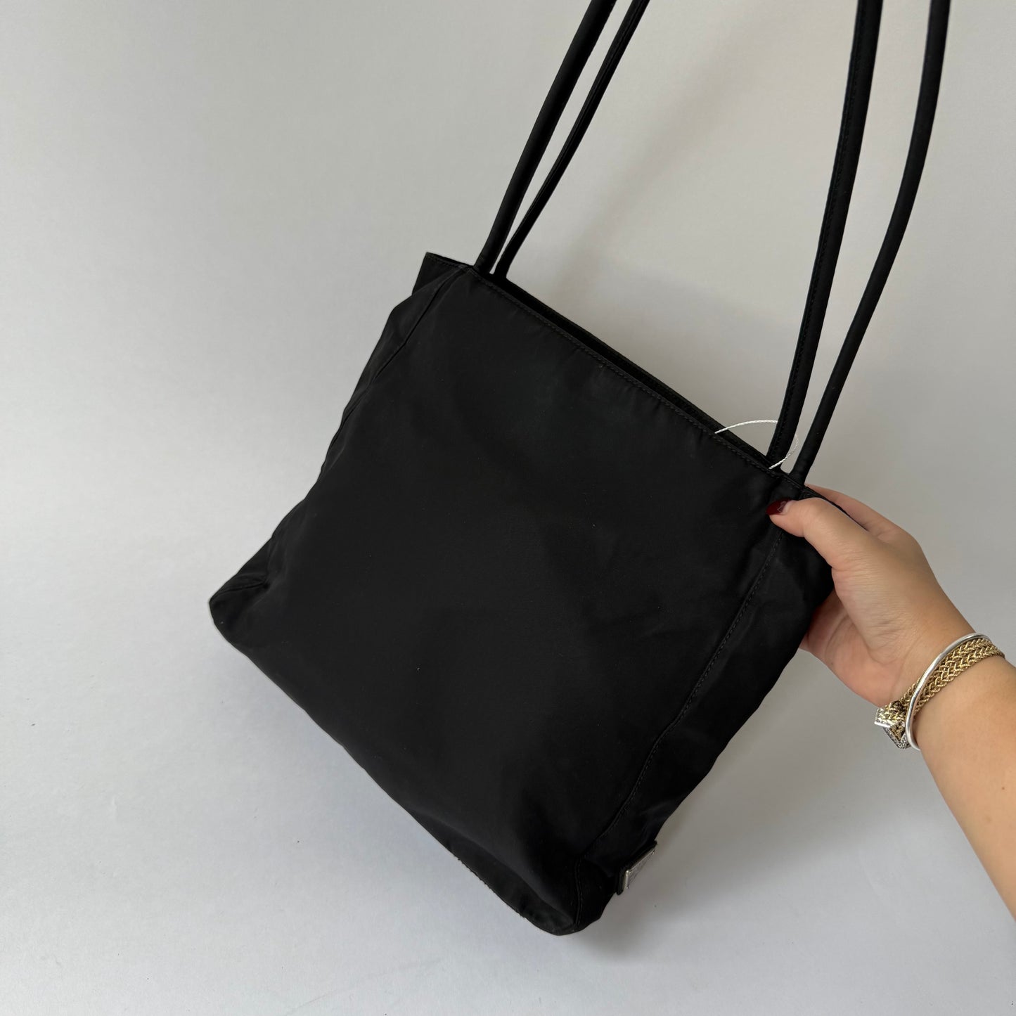 Prada Black Nylon Shoulder Bag