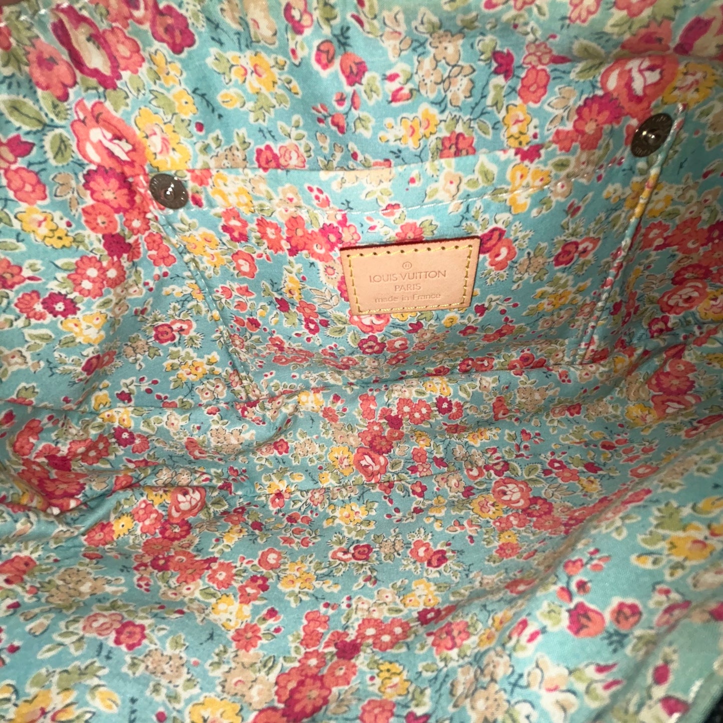 Louis Vuitton Black Monogram Multicolored Denim Patchwork Pochette Pouchy Bag