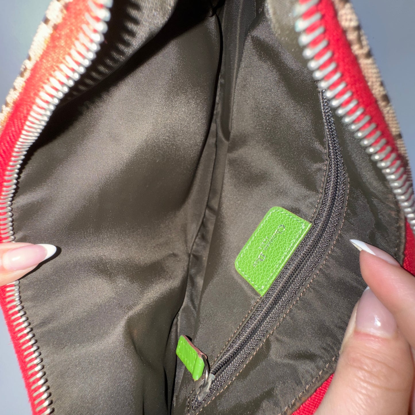 Christian Dior Rasta Saddle Crossbody Bag