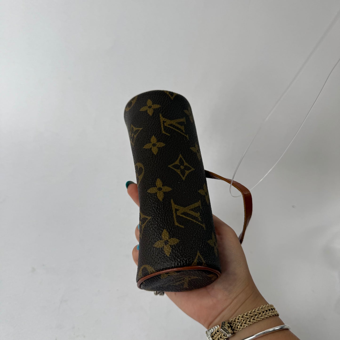 Louis Vuitton Brown Classic Monogram Mini Papillon Pochette