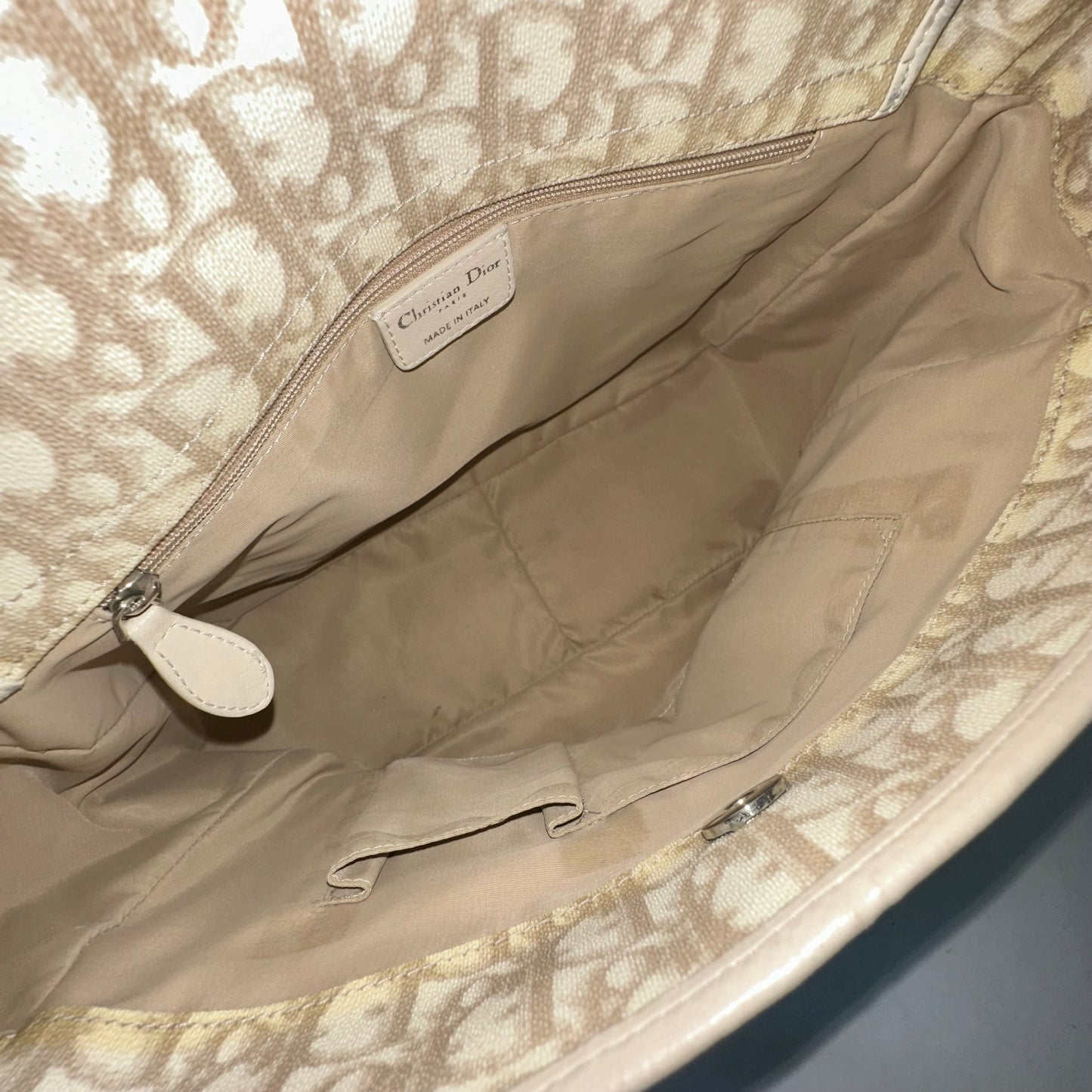 Christian Dior Trotter Romantique Bow Detail Tote Bag