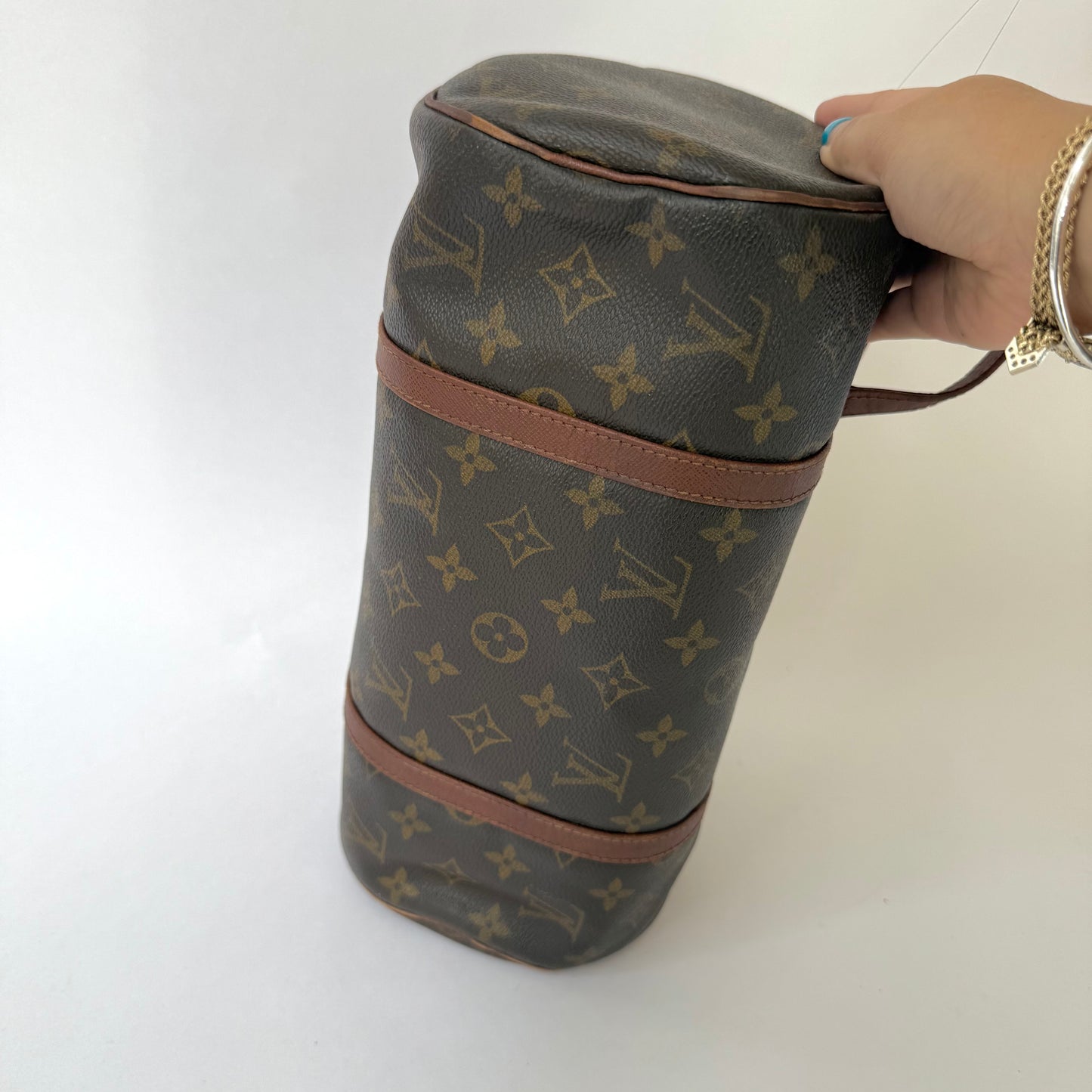 Louis Vuitton Brown Monogram Papillon 30 Barrel Bag