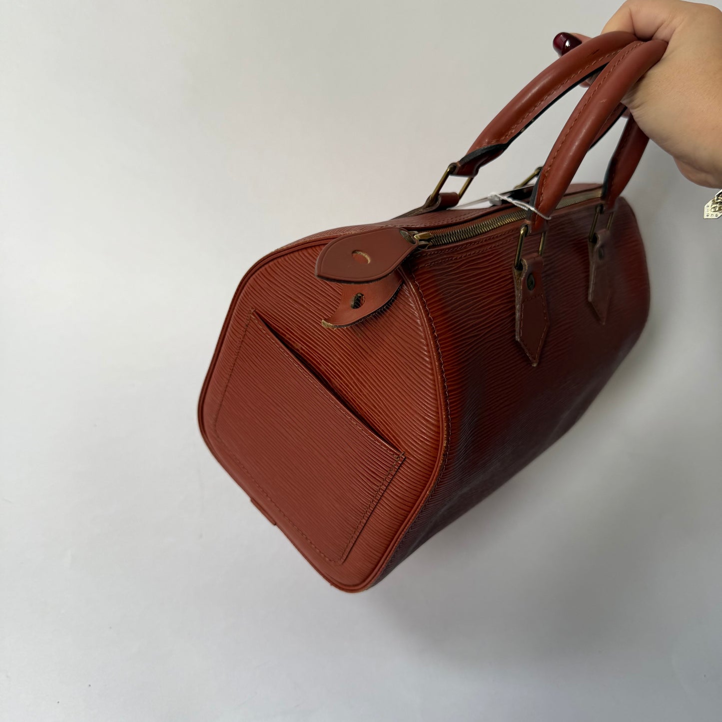 Louis Vuitton Brown Epi Leather Speedy 25