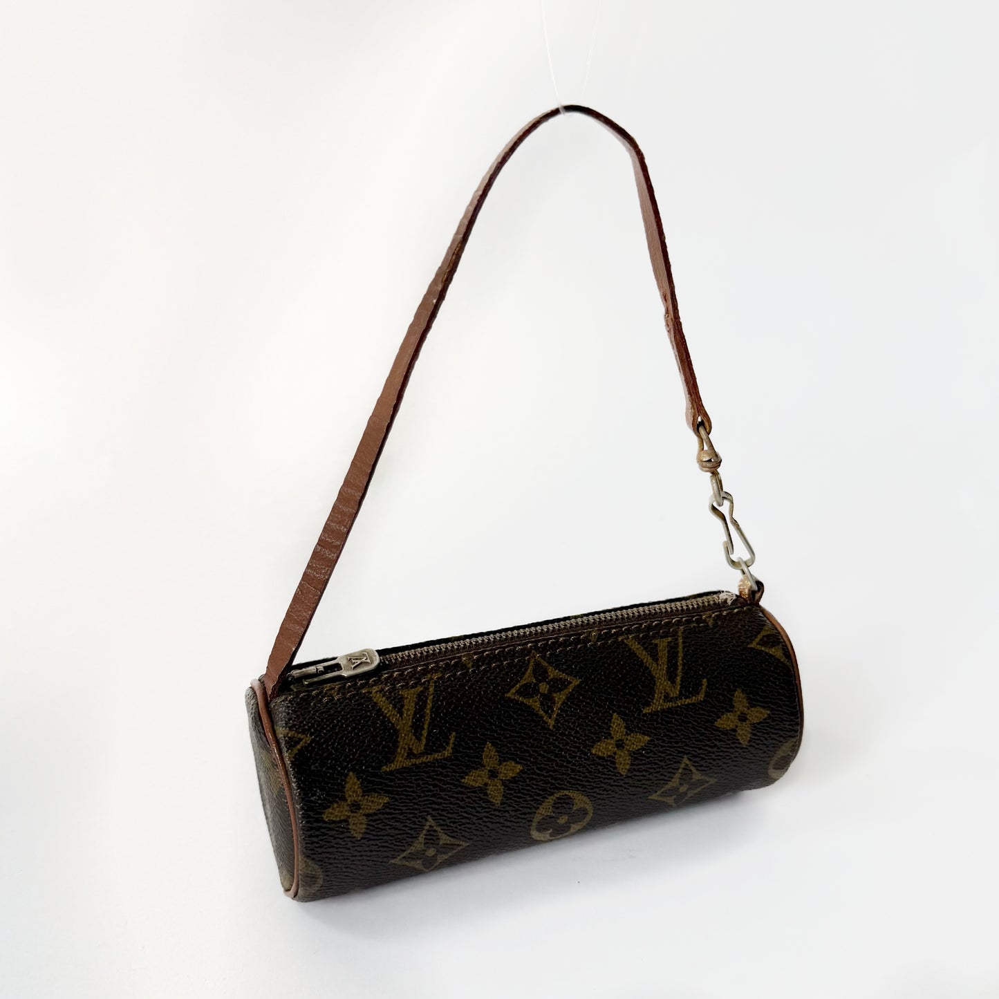 Louis Vuitton Brown Classic Monogram Mini Papillon Pochette