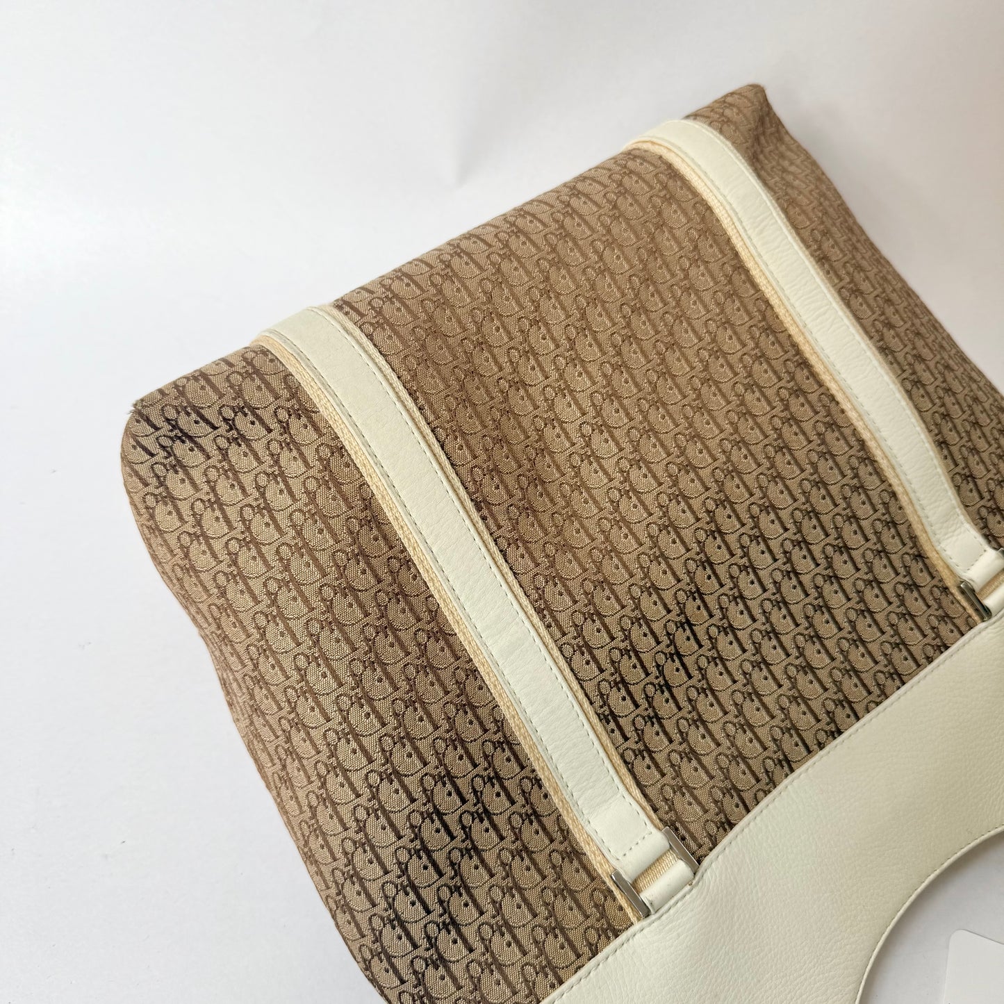 Christian Dior Brown Oblique Monogram Street Chic Shoulder Bag