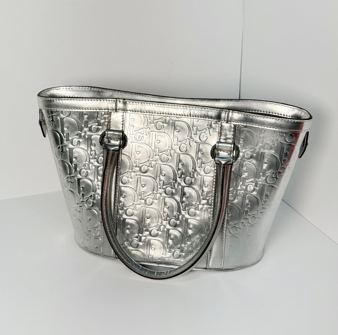 Christian Dior Metallic Oblique Tote Bag