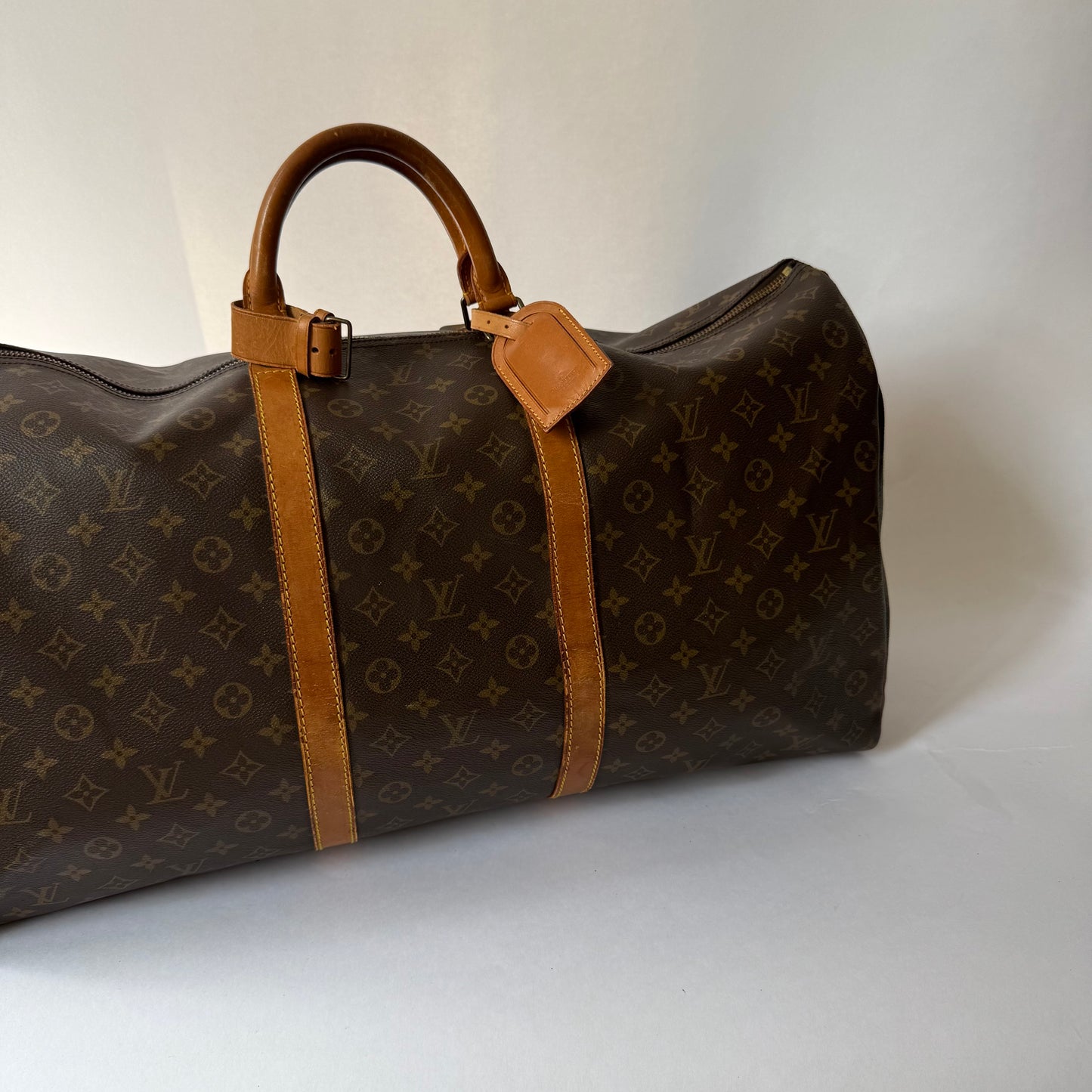 Louis Vuitton XL Keepall 60 Classic Monogram Unisex Travel Duffle