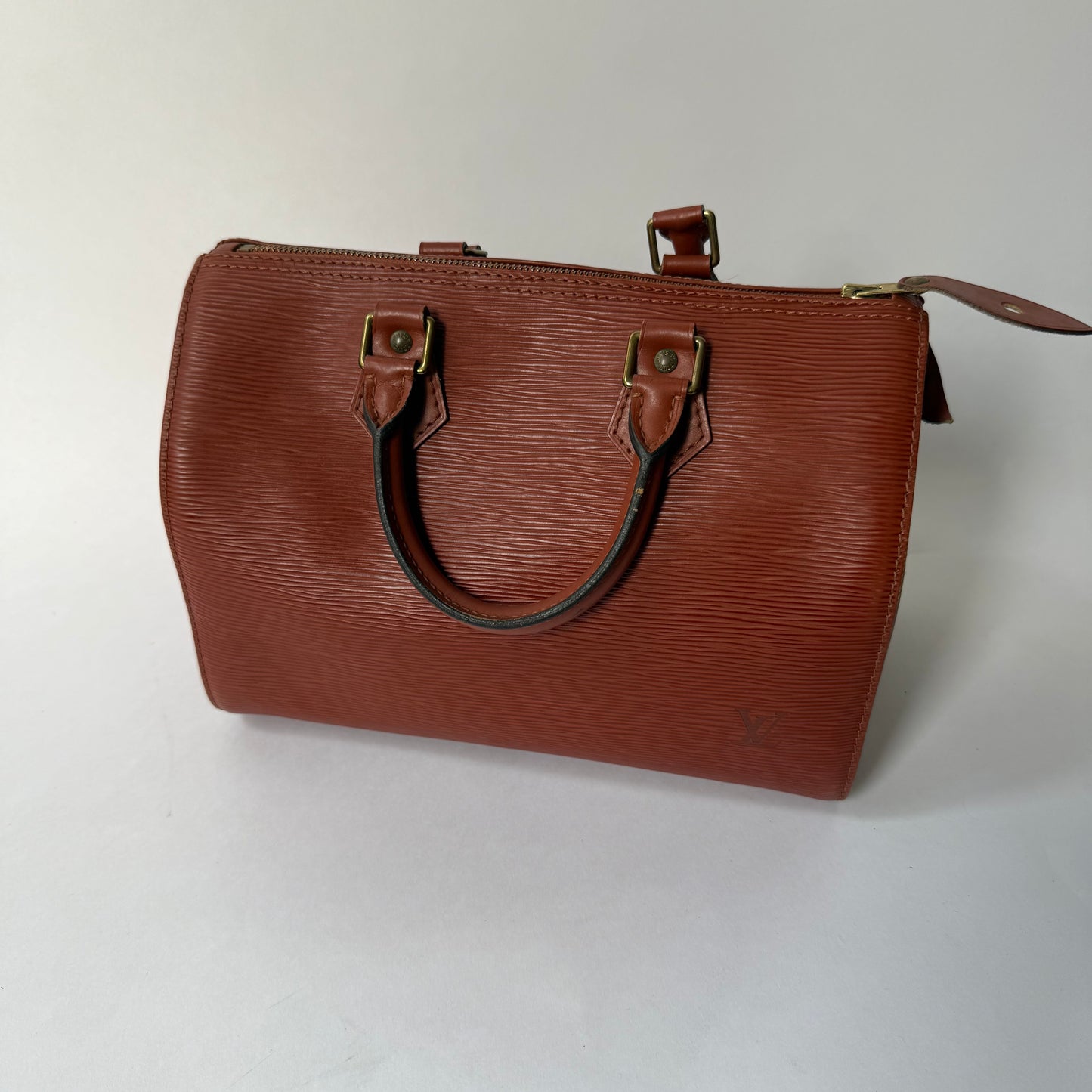 Louis Vuitton Brown Epi Leather Speedy 25
