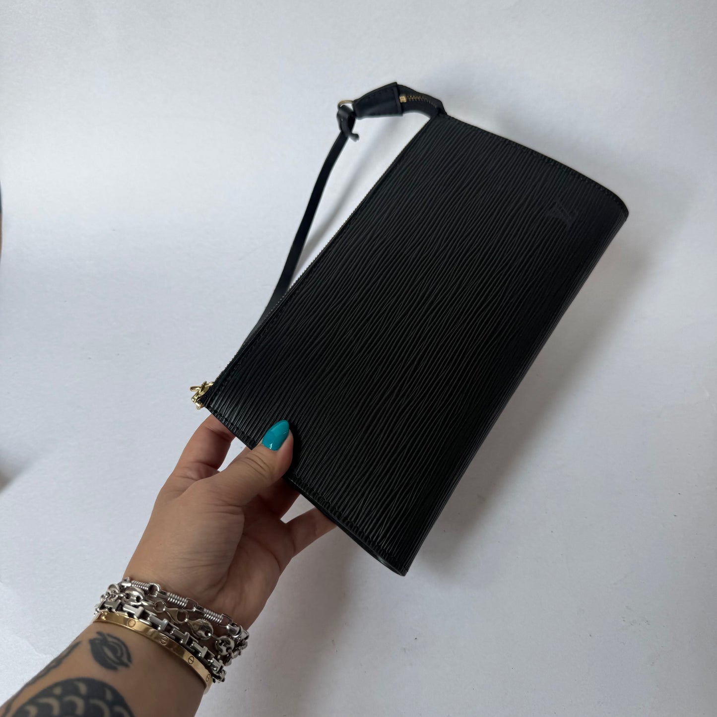 Louis Vuitton Black Epi Leather Pochette