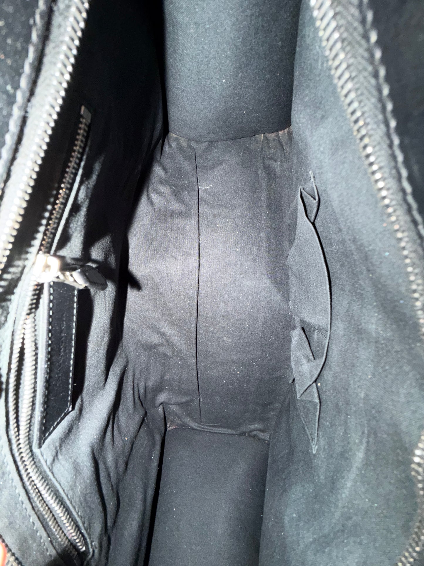 Balenciaga Black & Green Leather City bag