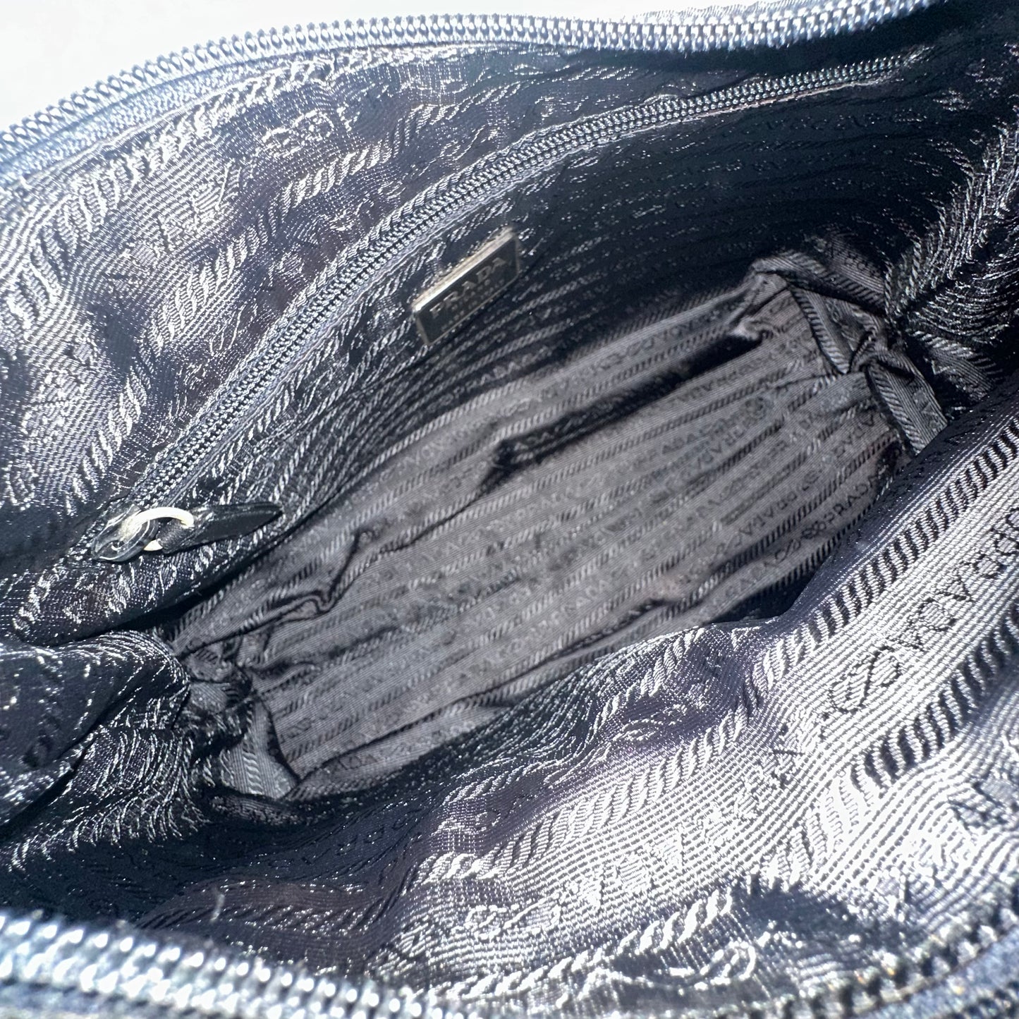 Prada Black Nylon Shoulder Bag