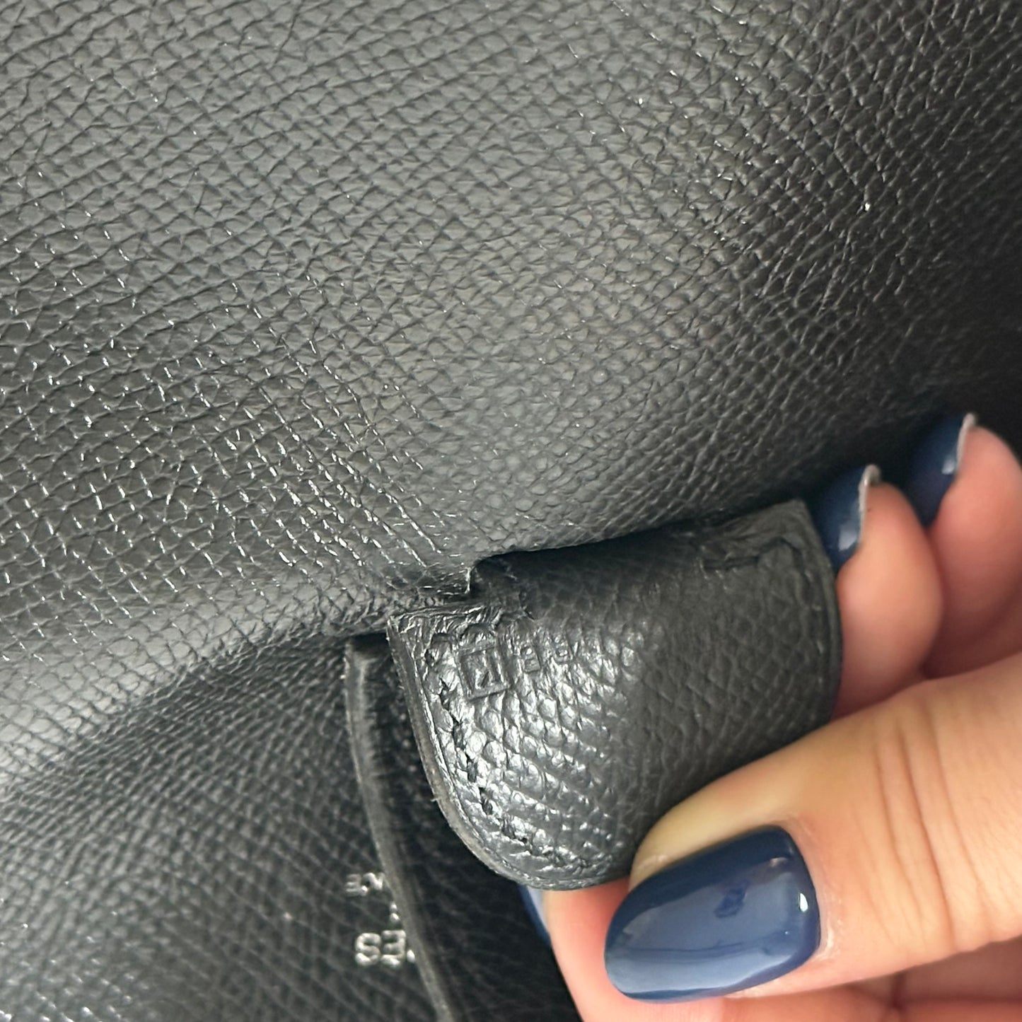 Hermes Black Epsom Leather Evelyne II GM Crossbody Bag