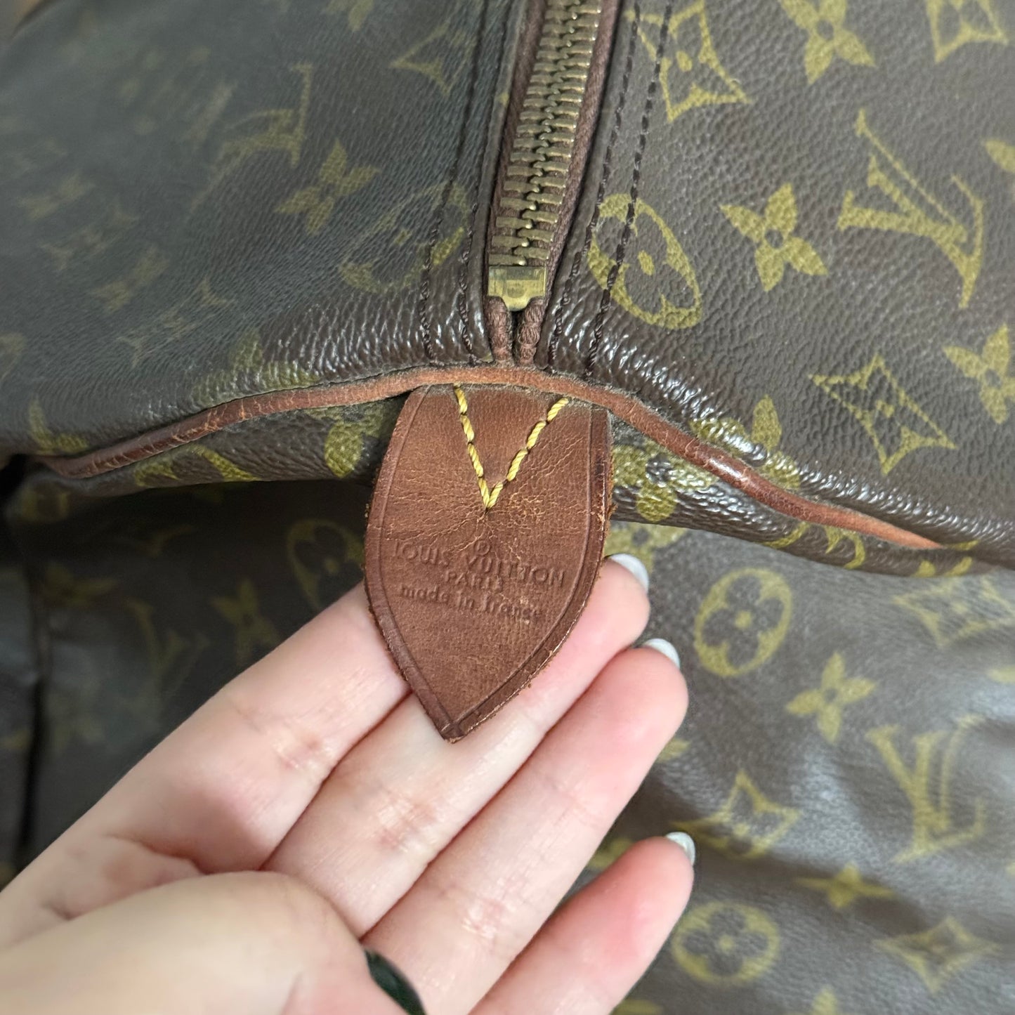Louis Vuitton Vintage Keepall 45 Travel Duffle Bag