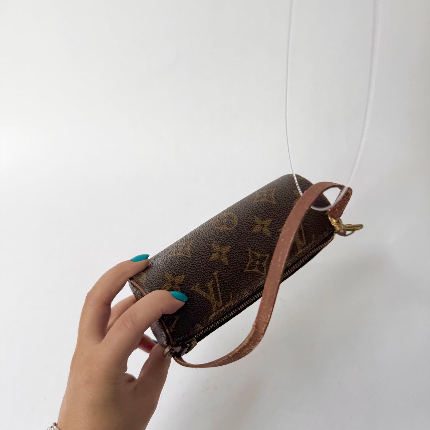 Louis Vuitton Brown Classic Monogram Mini Papillon Pochette