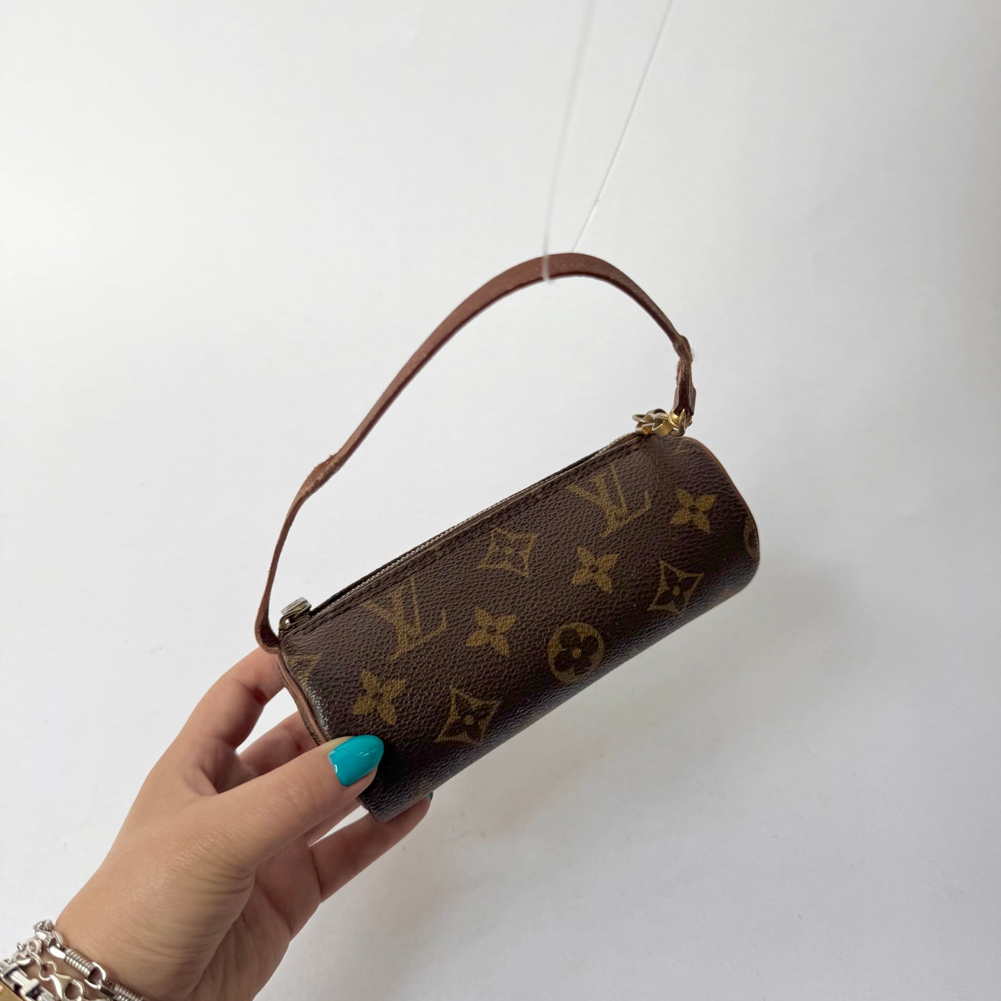 Louis Vuitton Brown Classic Monogram Mini Papillon Pochette