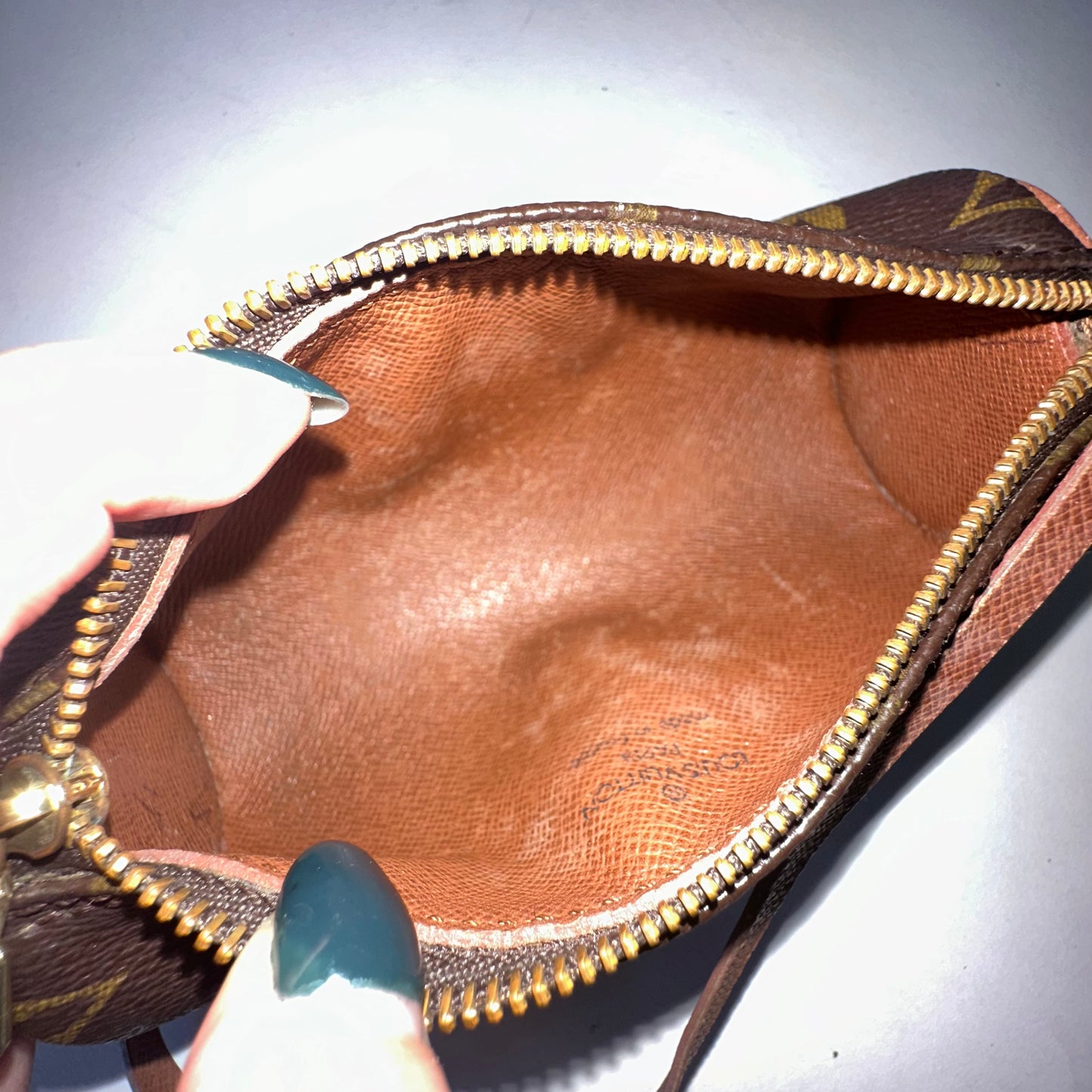 Louis Vuitton Brown Classic Monogram Mini Papillon Pochette