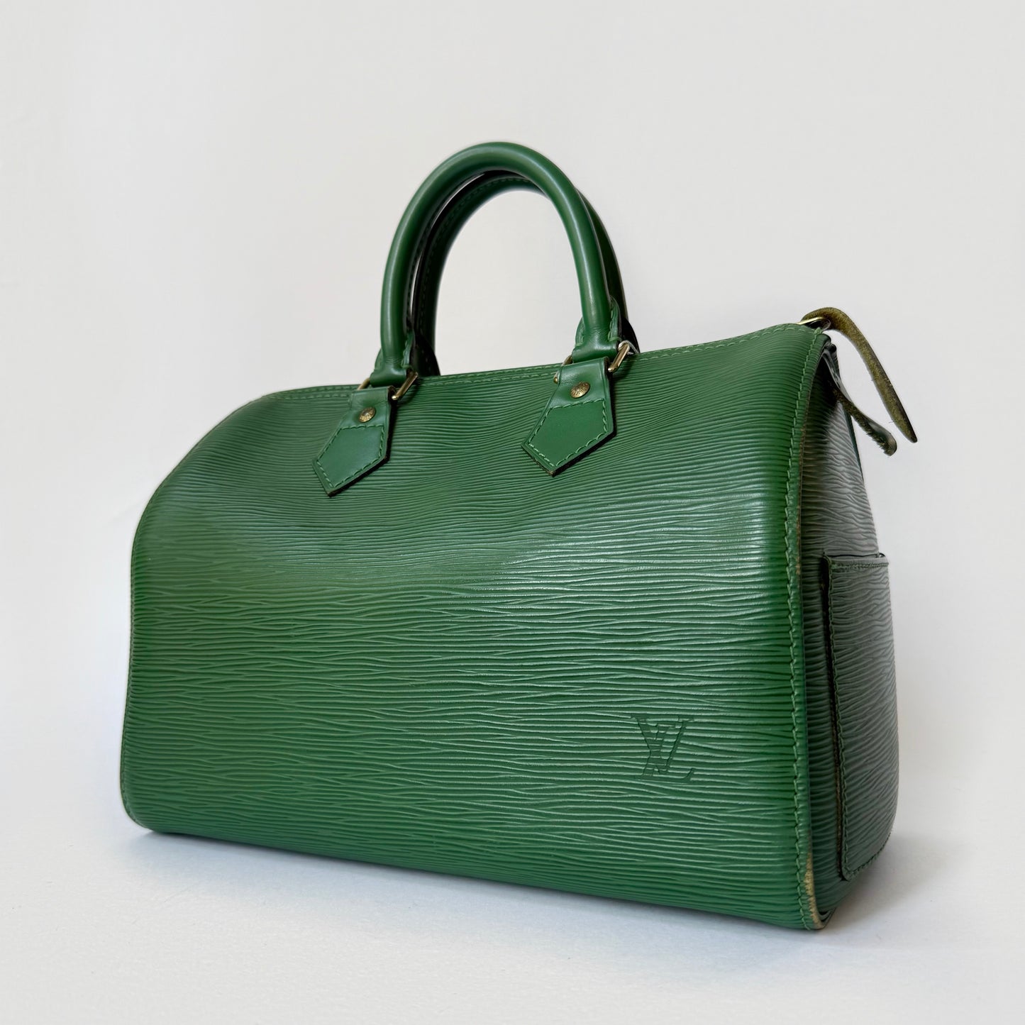 Louis Vuitton Green Epi Leather Speedy 25