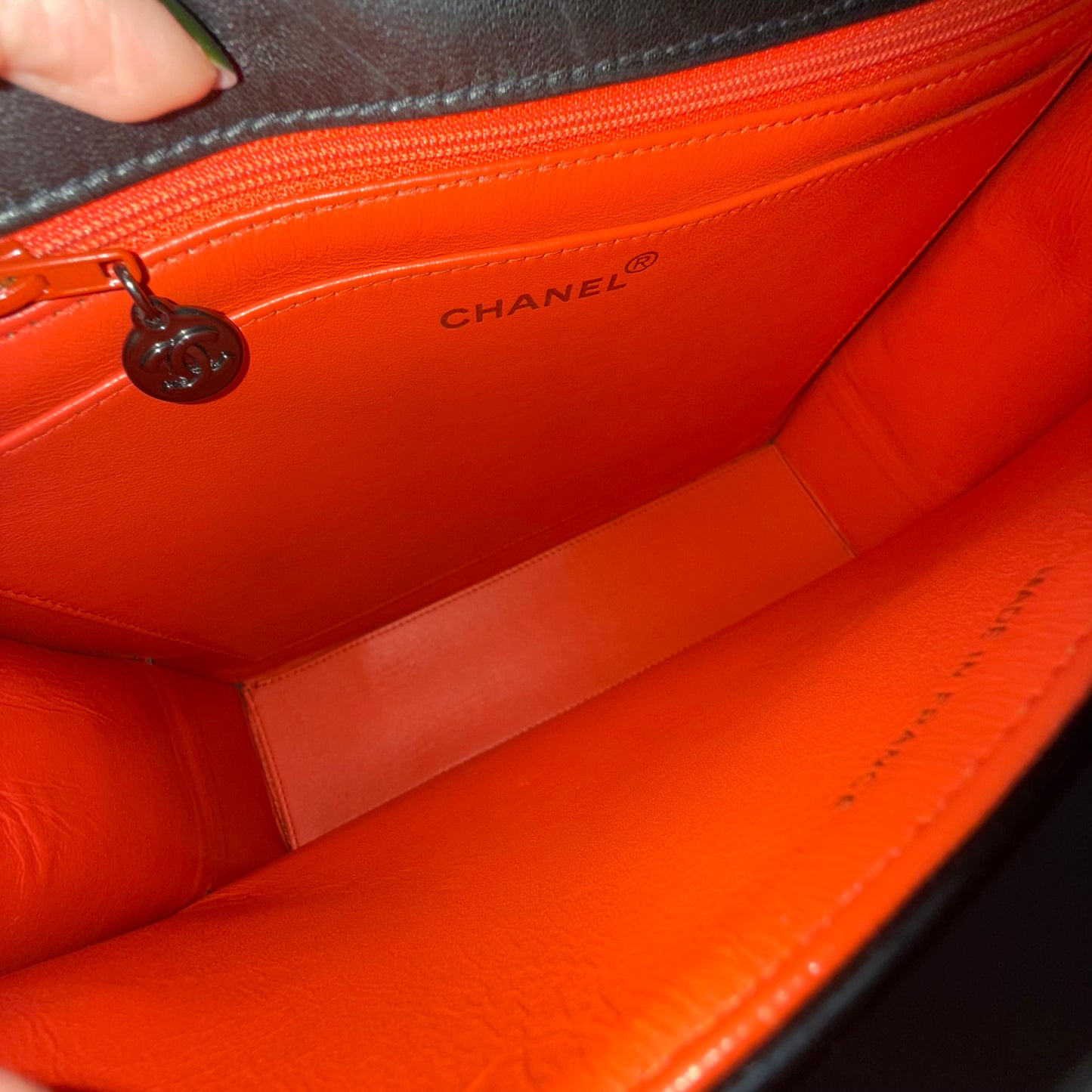 Chanel Black Patent Leather Shoulder Bag