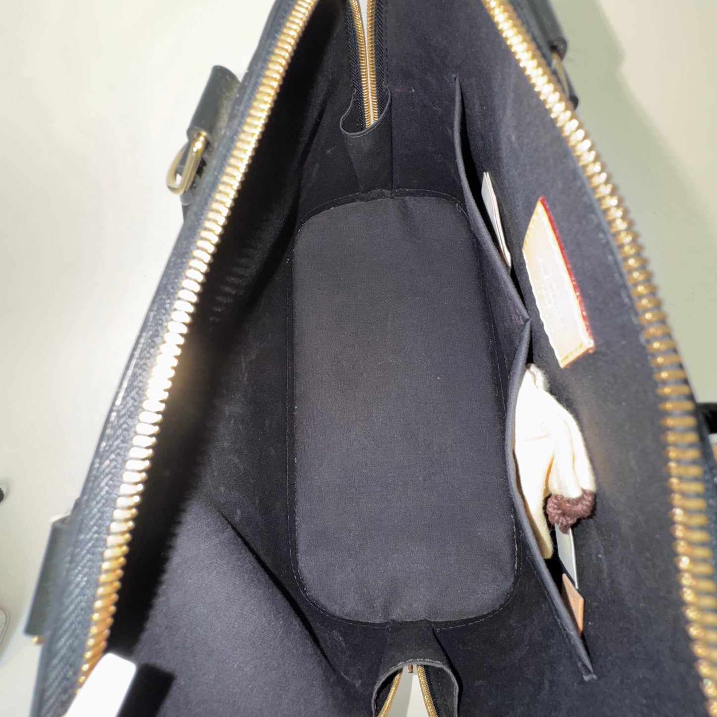 Louis Vuitton ‘Stickers’ Vernis Monogram Patent Leather Alma PM