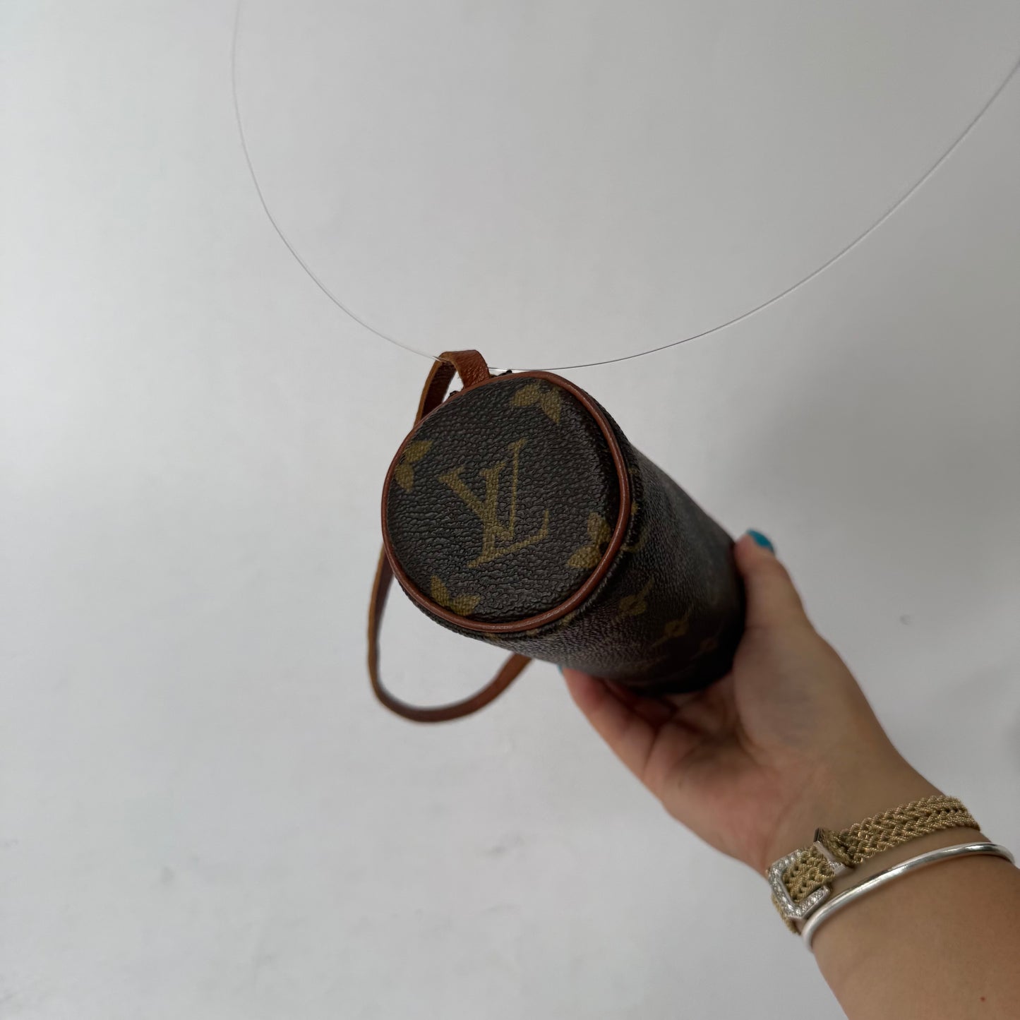 Louis Vuitton Brown Classic Monogram Mini Papillon Pochette