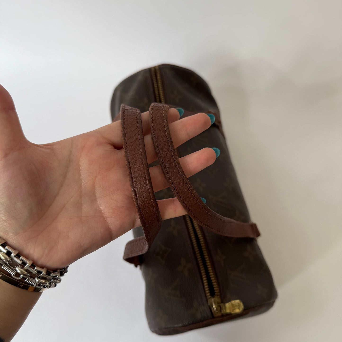 Louis Vuitton Brown Monogram Papillon 30 Barrel Bag