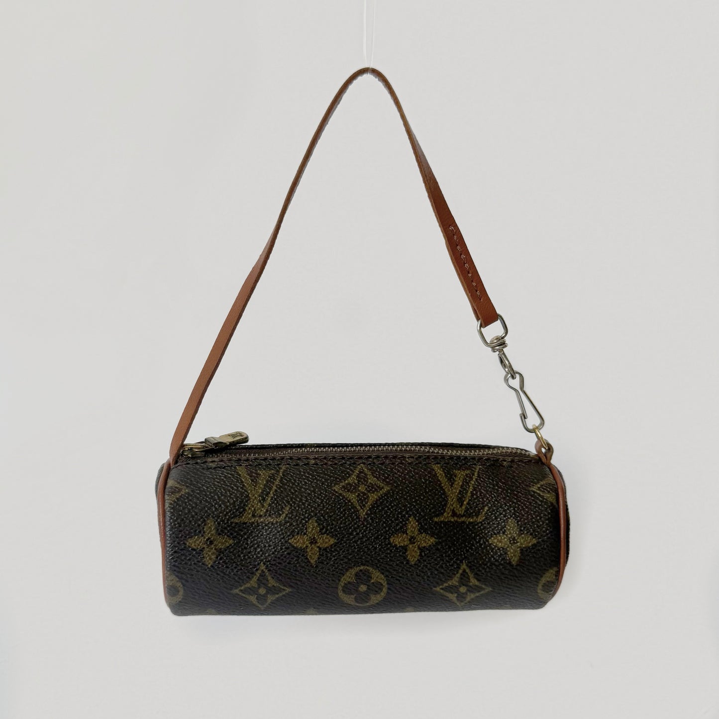 Louis Vuitton Brown Classic Monogram Mini Papillon Pochette