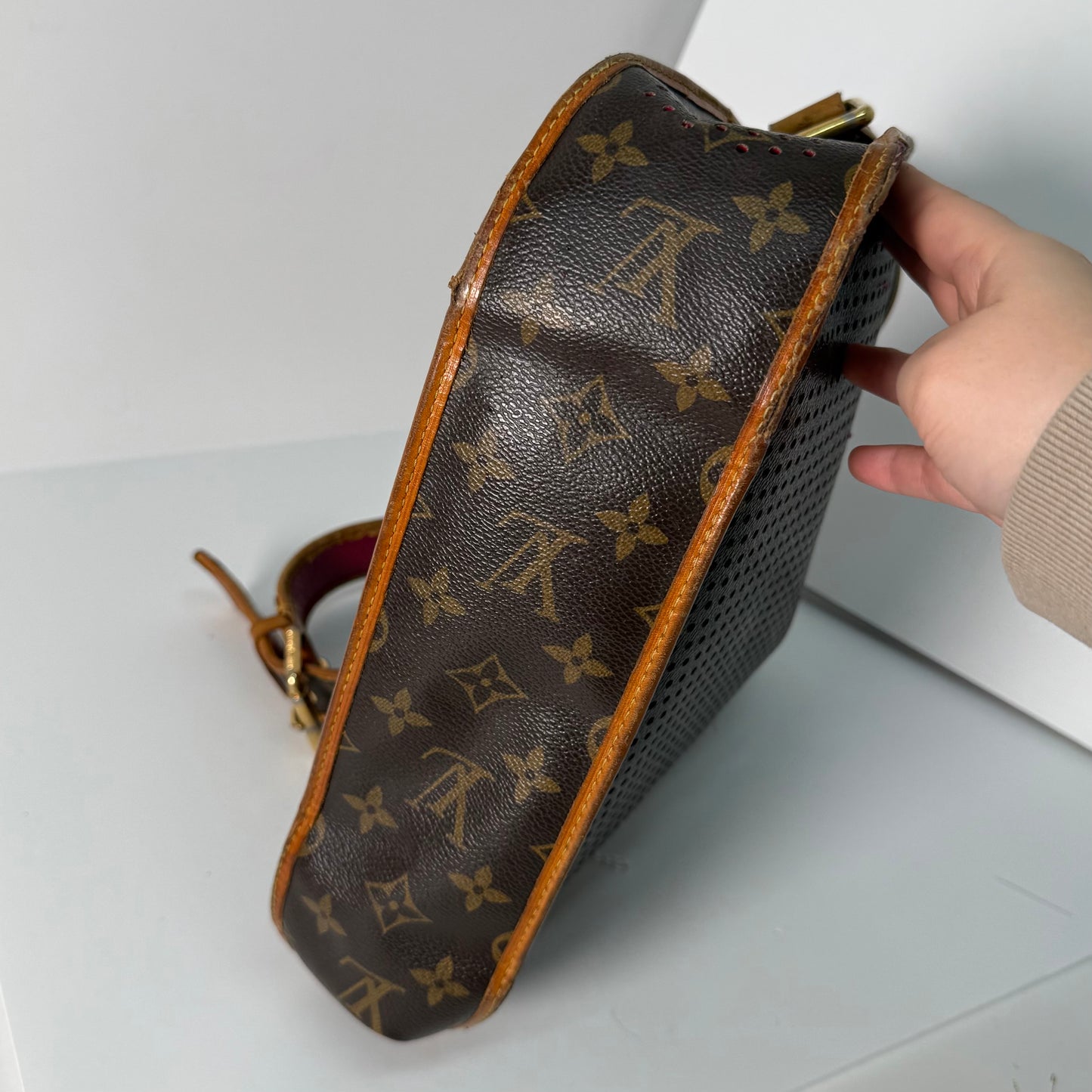 Louis Vuitton Ltd Edition Perforated Musette Crossbody Bag
