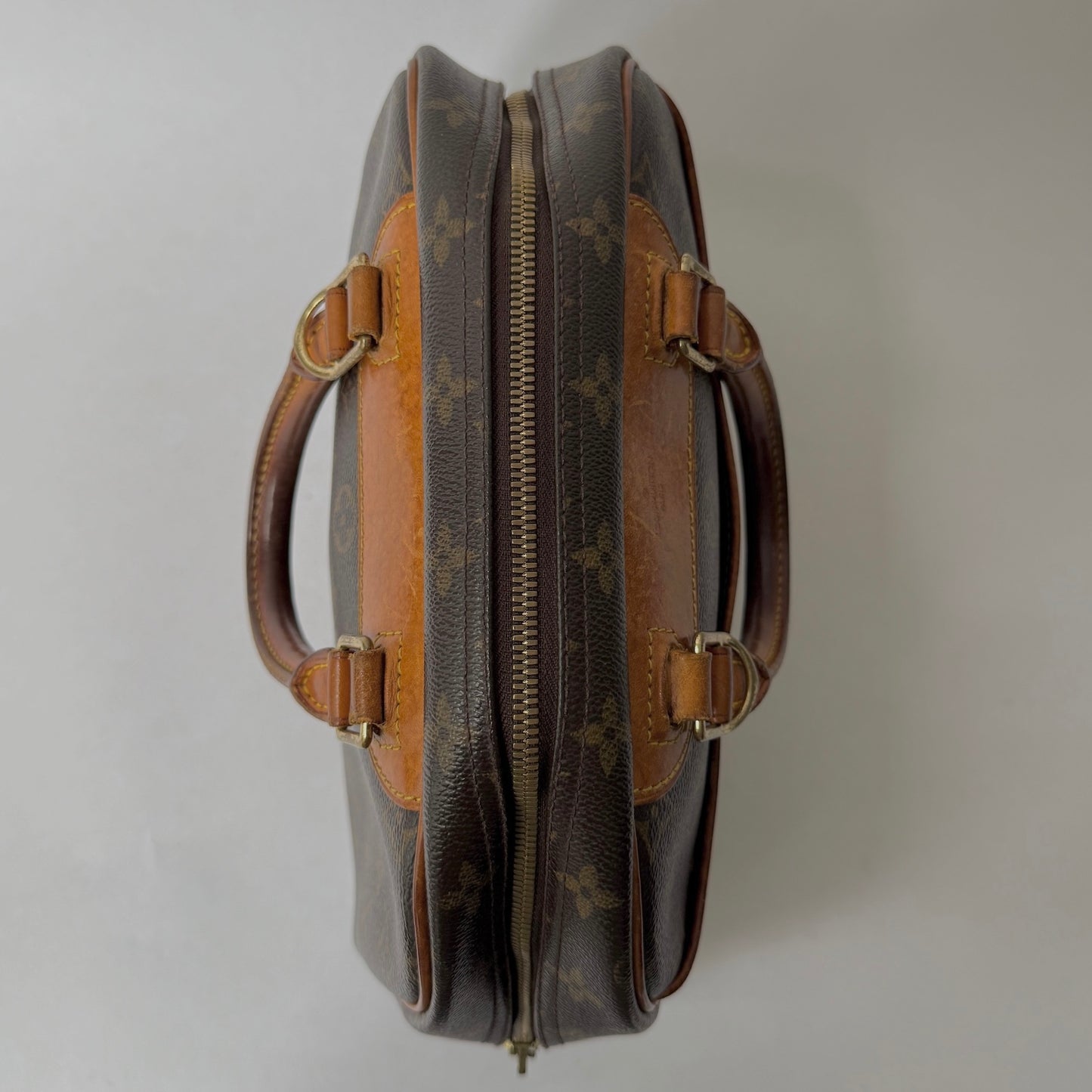 Louis Vuitton Brown Monogram Trouville Top Handle Bag