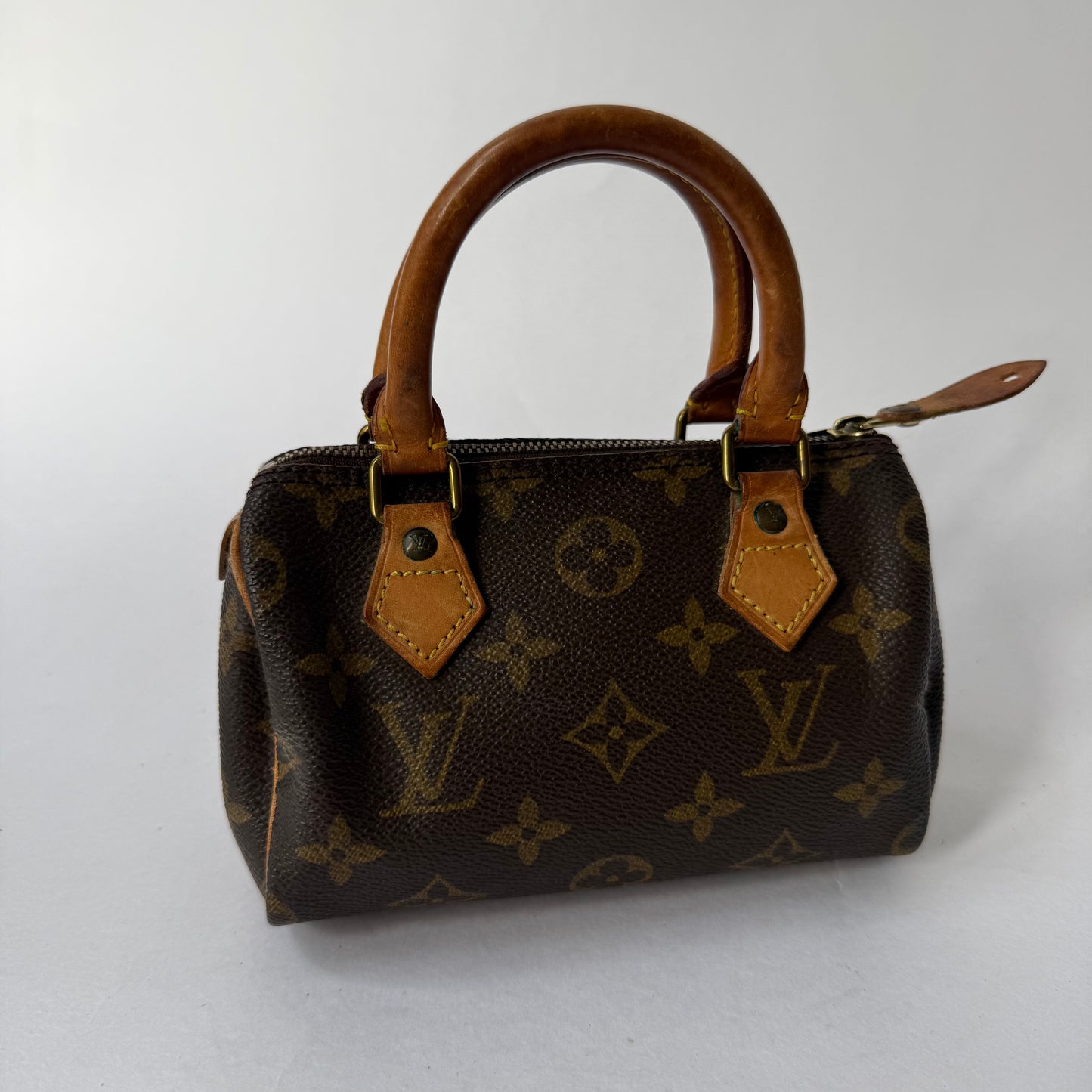 Louis Vuitton Classic Brown Monogram Nano Mini Speedy