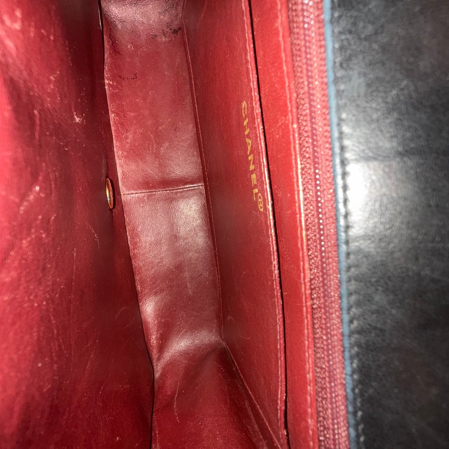 Chanel Vintage 24k GPHW Black Matelasse Chevron Lambskin Crossbody Bag