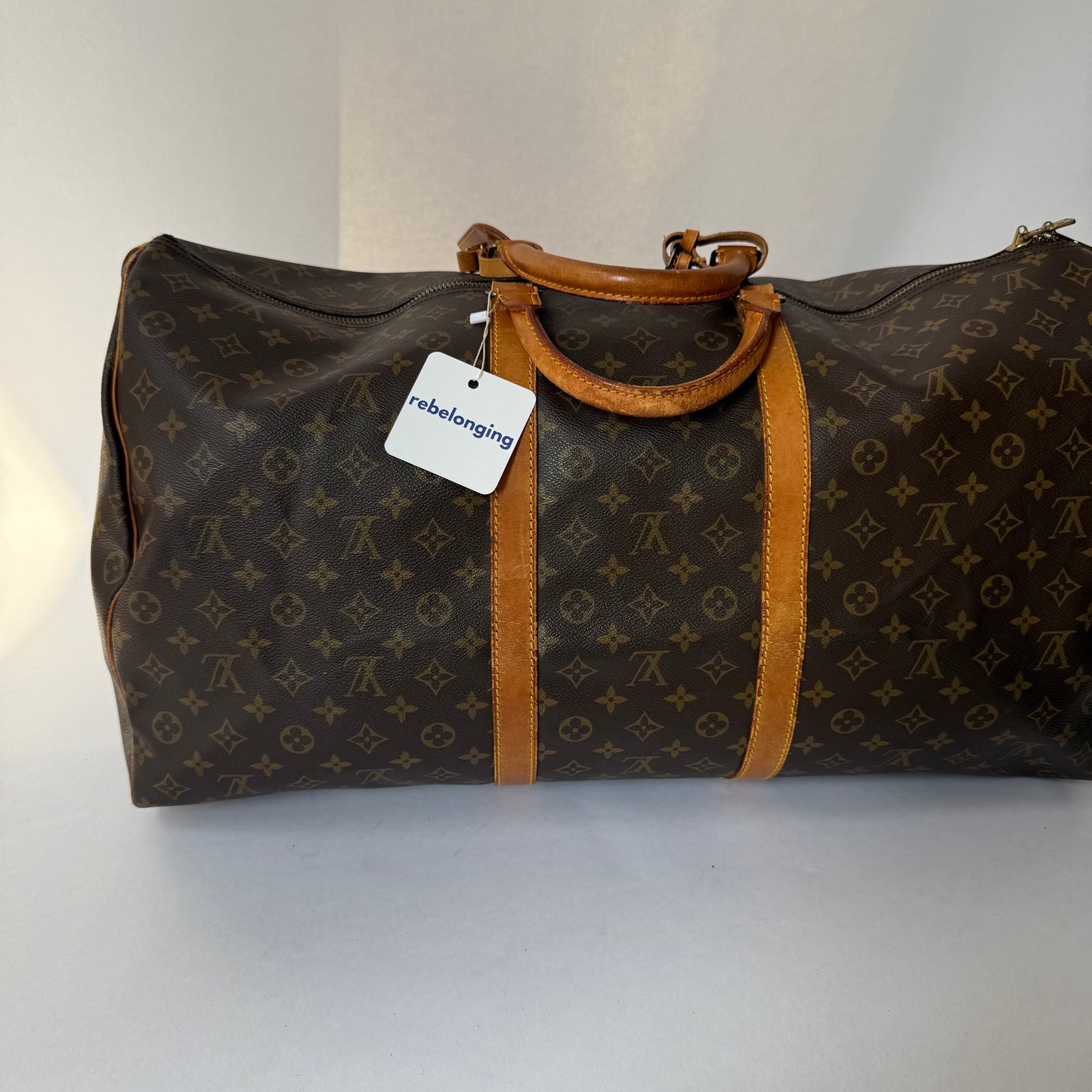 Louis Vuitton XL Keepall 60 Classic Monogram Unisex Travel Duffle