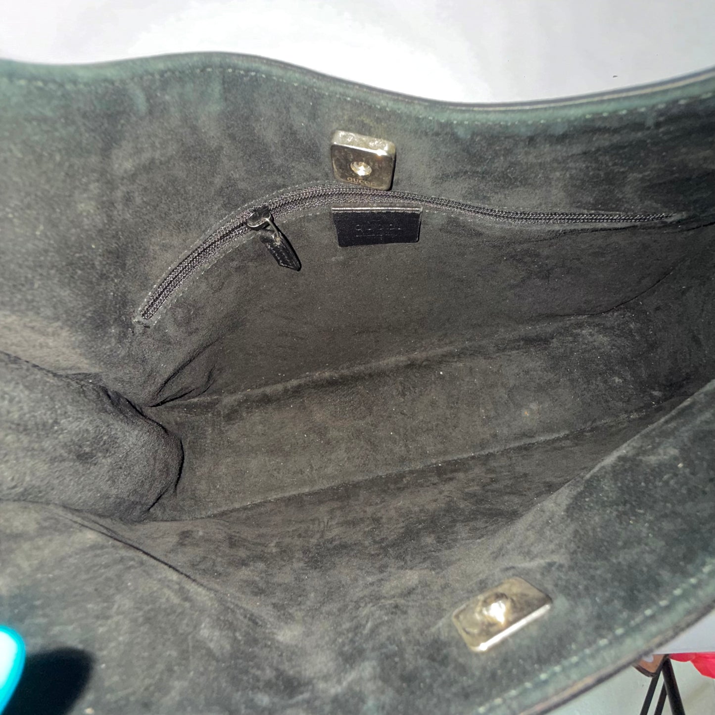 Gucci Black Leather Shoulder Bag