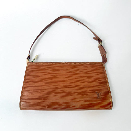 Louis Vuitton Brown Epi Leather Pochette