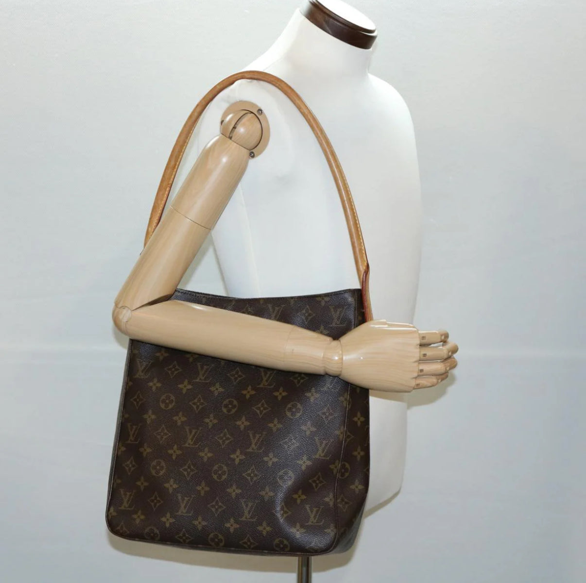 Louis Vuitton Brown Monogram Looping GM Bag
