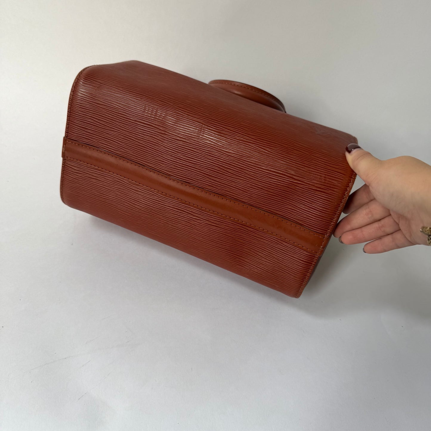 Louis Vuitton Brown Epi Leather Speedy 25