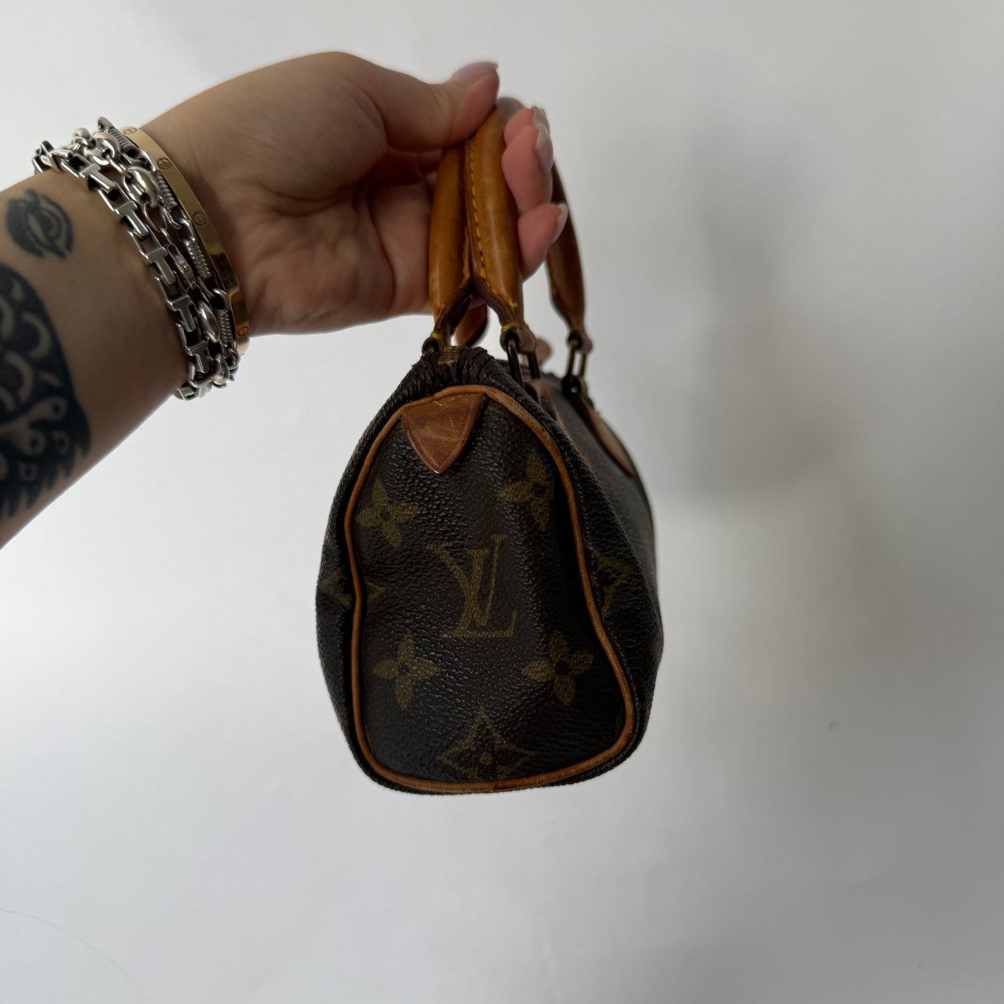 Louis Vuitton Classic Brown Monogram Nano Mini Speedy