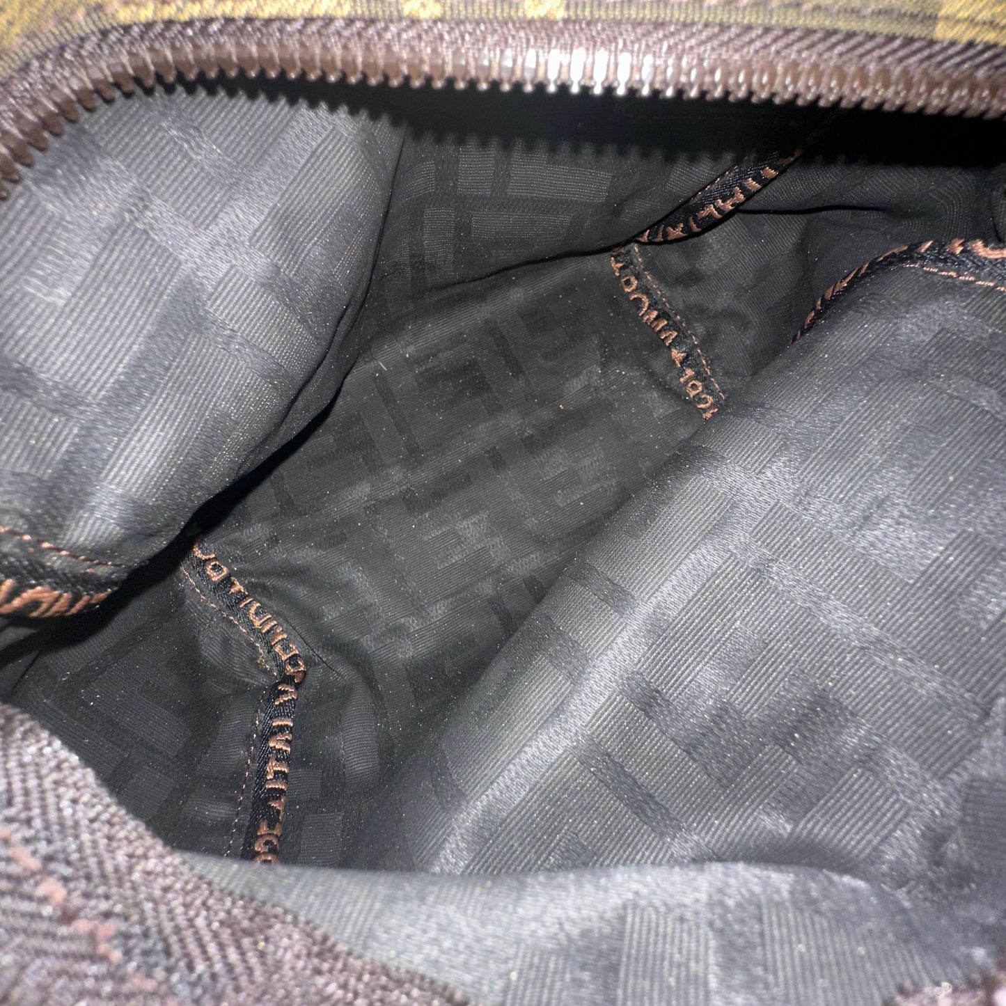 Fendi Brown Zucca Mini Bag