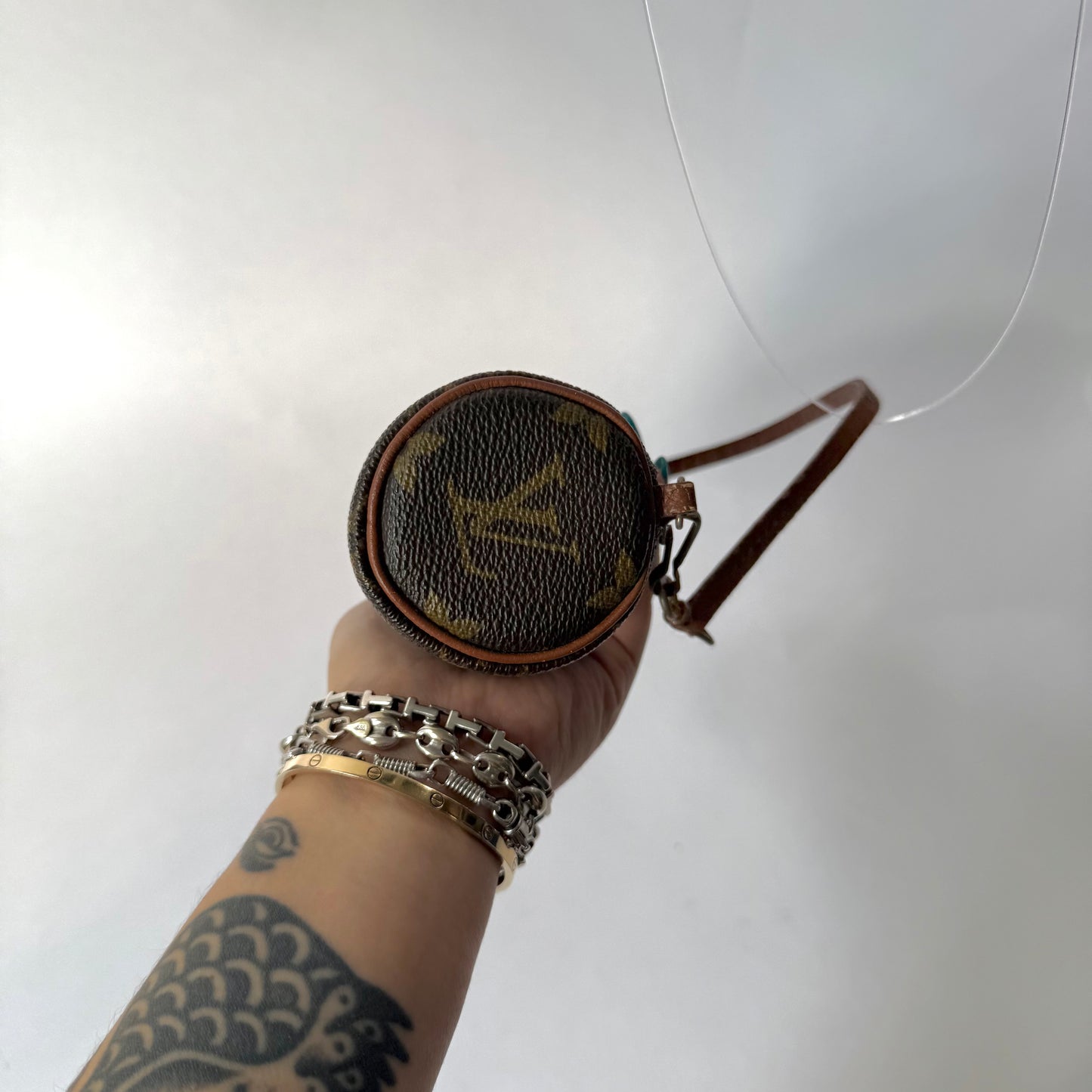 Louis Vuitton Brown Classic Monogram Mini Papillon Pochette