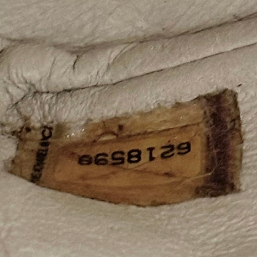 Chanel Black Perforated Leather Flap Bag w/ Cream Details