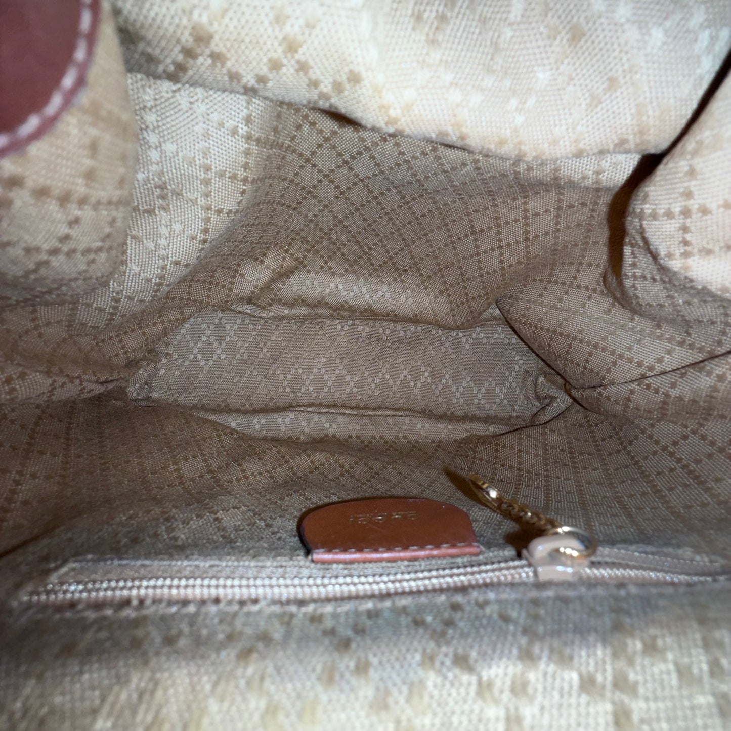 Gucci Brown Leather Backpack w/ Bamboo Handles