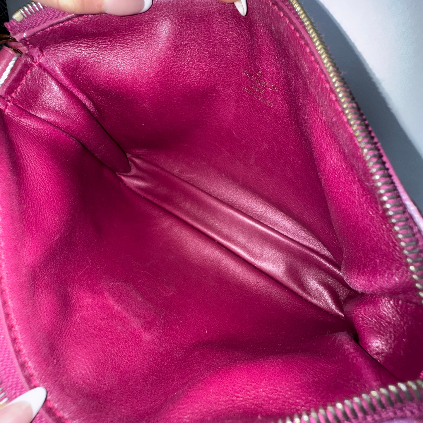 Louis Vuitton Fuschia Charms Pochette Accessories