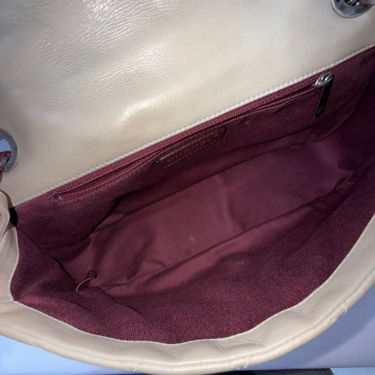 Chanel Iridescent Cream ‘In The Mix’ Matelasse 2-Way Flap