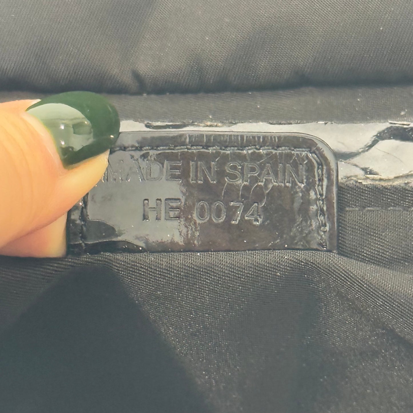 Christian Dior Black Trotter Vanity Top Handle Chain Bag