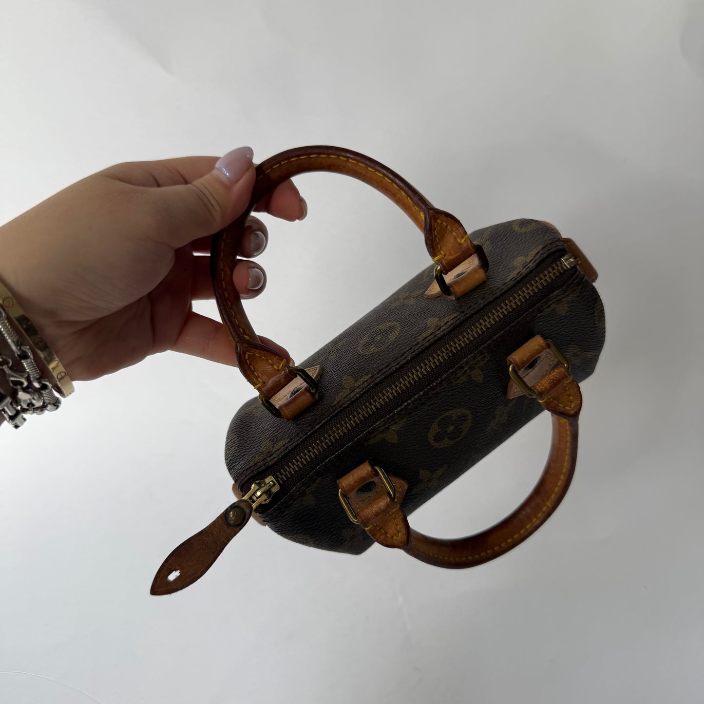 Louis Vuitton Classic Brown Monogram Nano Mini Speedy