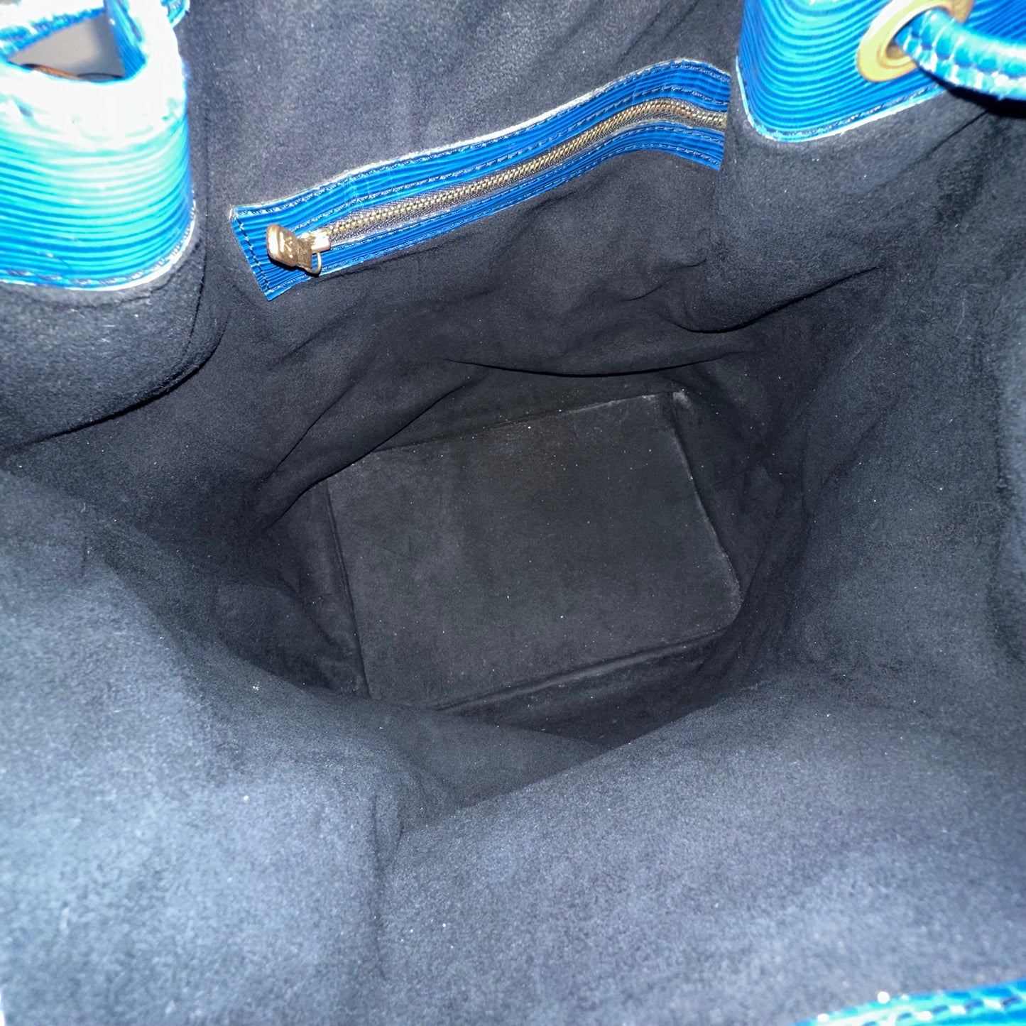 Louis Vuitton Toledo Blue Epi Bucket GM Bag 1990