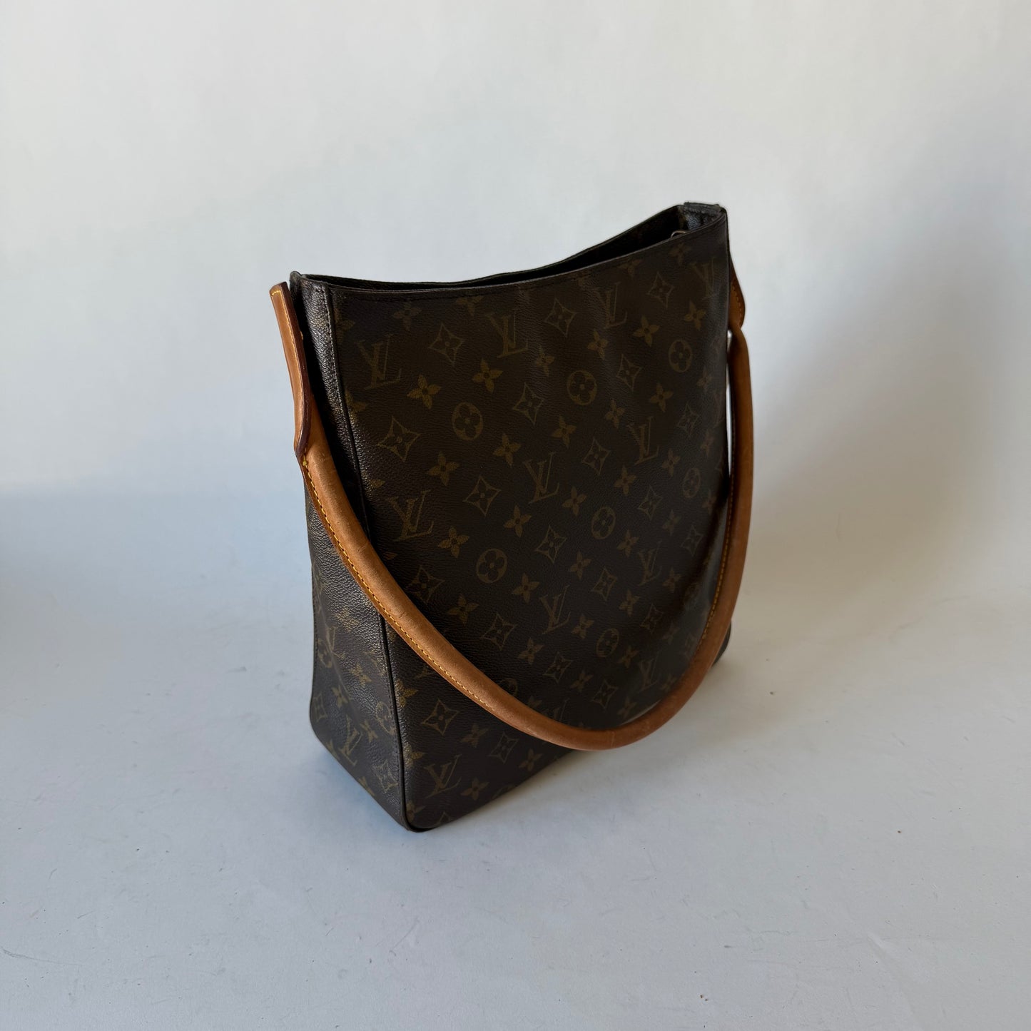 Louis Vuitton Brown Monogram Looping GM Bag