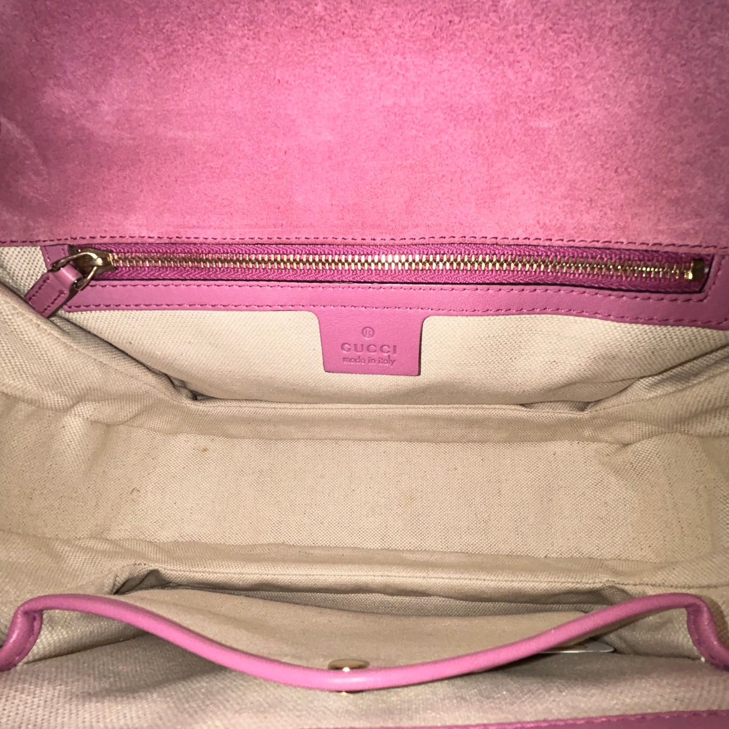 Gucci Patent Leather Bamboo Top Handle Tassel Bag