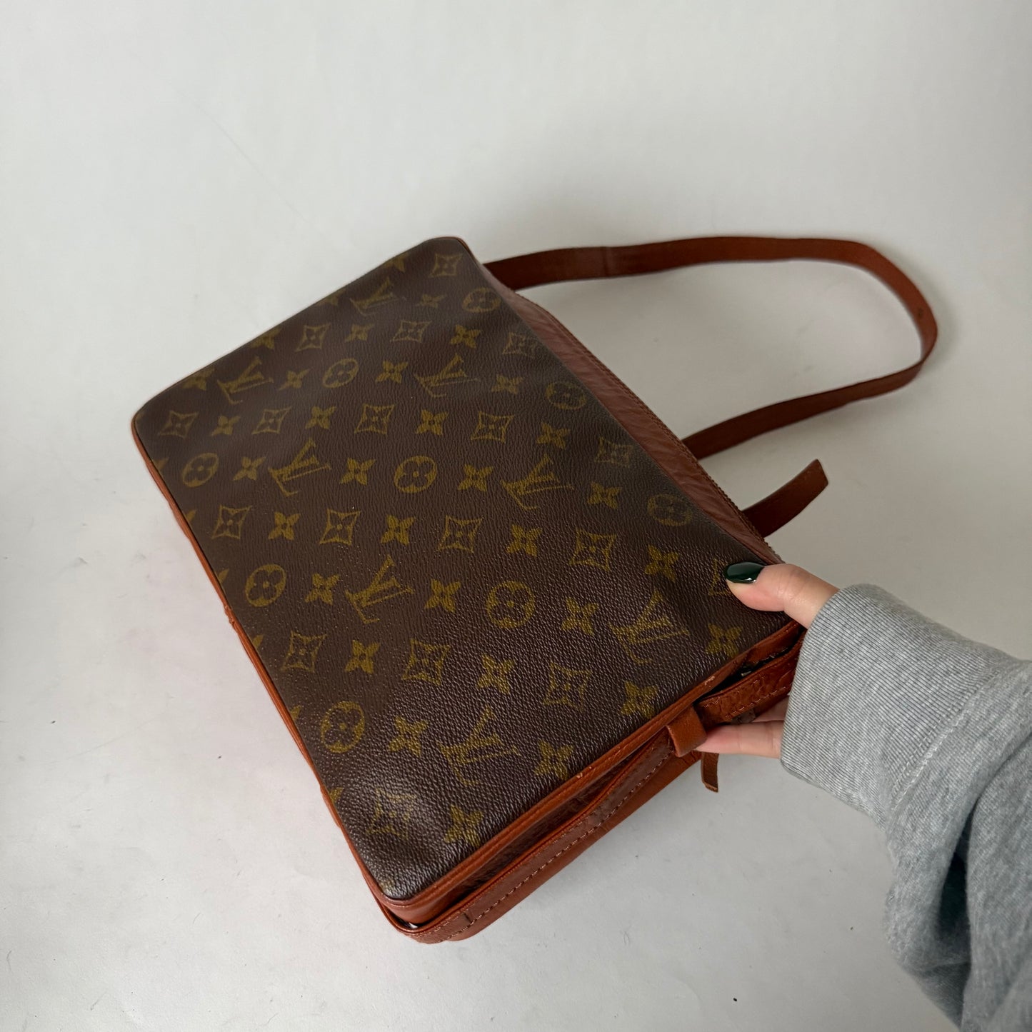 Louis Vuitton Brown Monogram Sac Bandouliere Crossbody